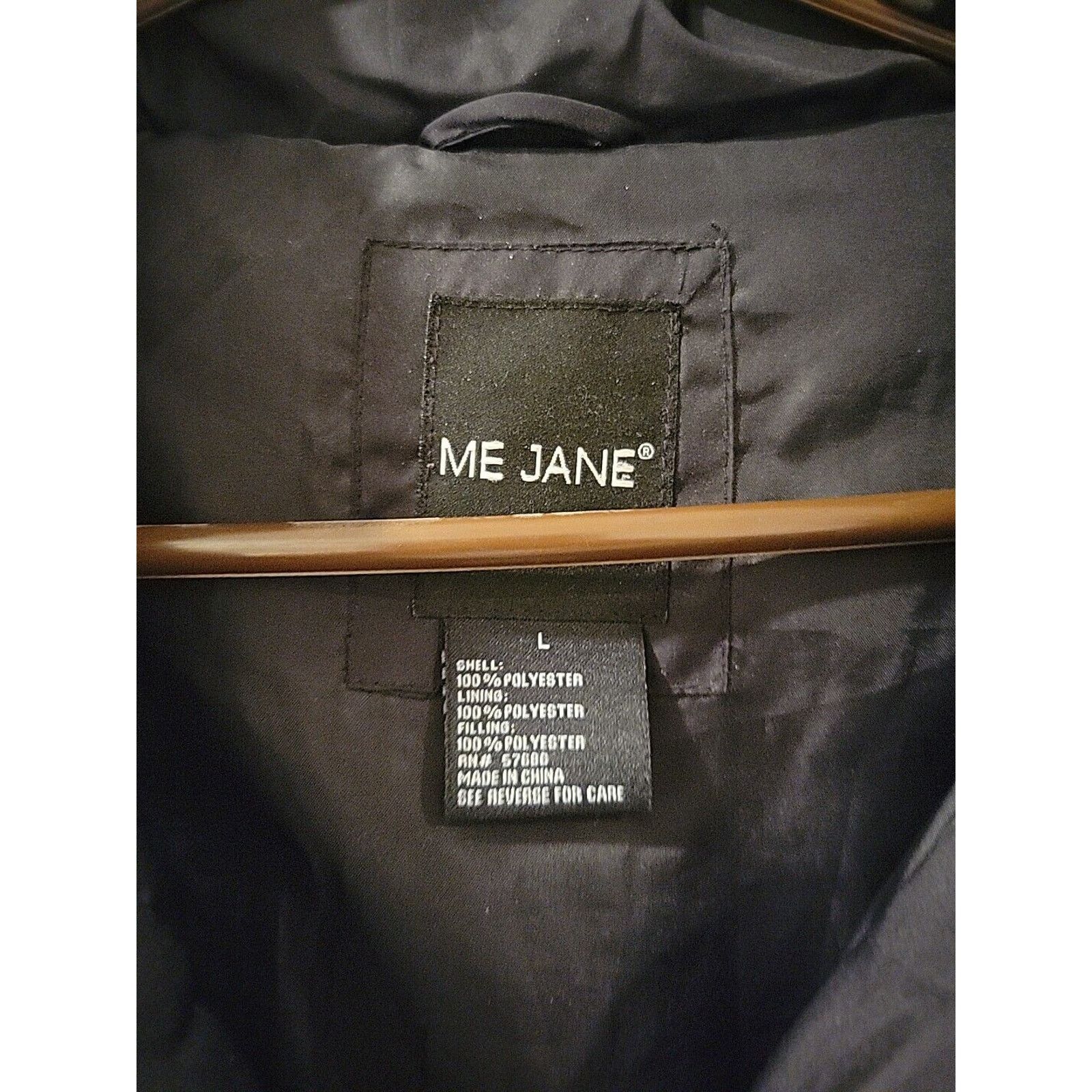 Other Me Jane Quilted Puffer Bomber Jacket Zipper Snap Womens Sz L Size L / US 10 / IT 46 - 2 Thumbnail
