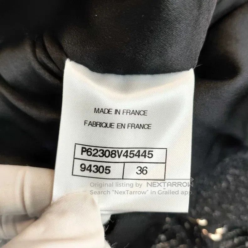 Chanel Chanel Snow series black and white-bordered tweed coat Size XS / US 0-2 / IT 36-38 - 6 Thumbnail