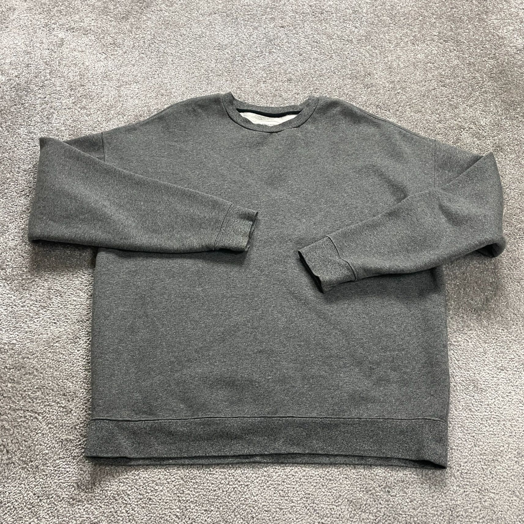 Vintage Frank & Oak Sweatshirt Mens Large Gray Fleece Pullover Crew Neck Casual Outdoor Shirt Size US L / EU 52-54 / 3 - 2 Thumbnail