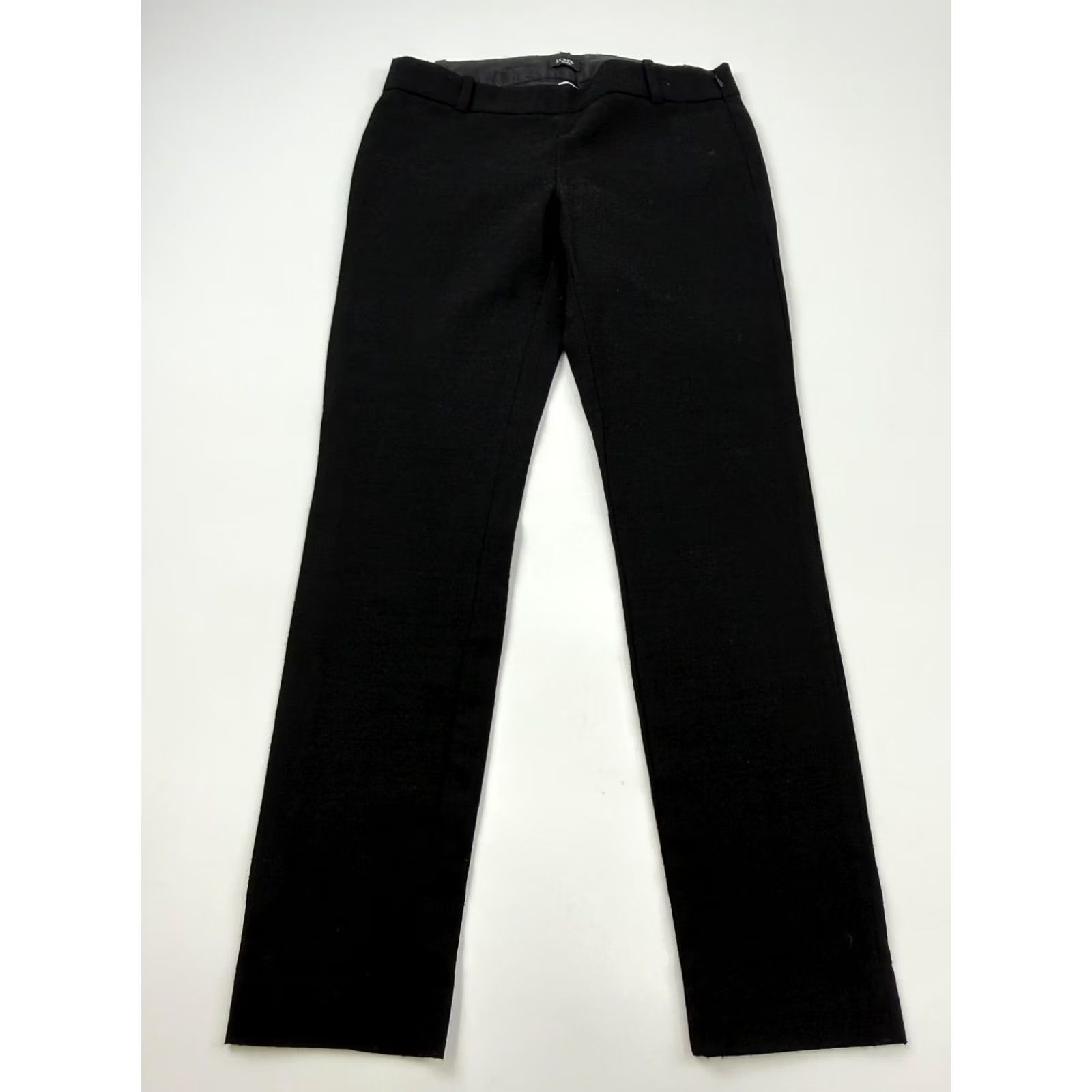 J.Crew J.Crew Womens Pants 0 Black Minnie Ankle Slim Wool Stretch Dress Work Office Size 25" / US 0 / IT 36 - 2 Thumbnail