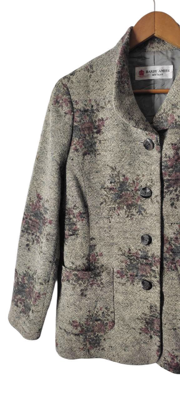 Hardy Amies HARDY AMIES ITALY FLORA COAT JACKET Size M / US 6-8 / IT 42-44 - 7 Thumbnail