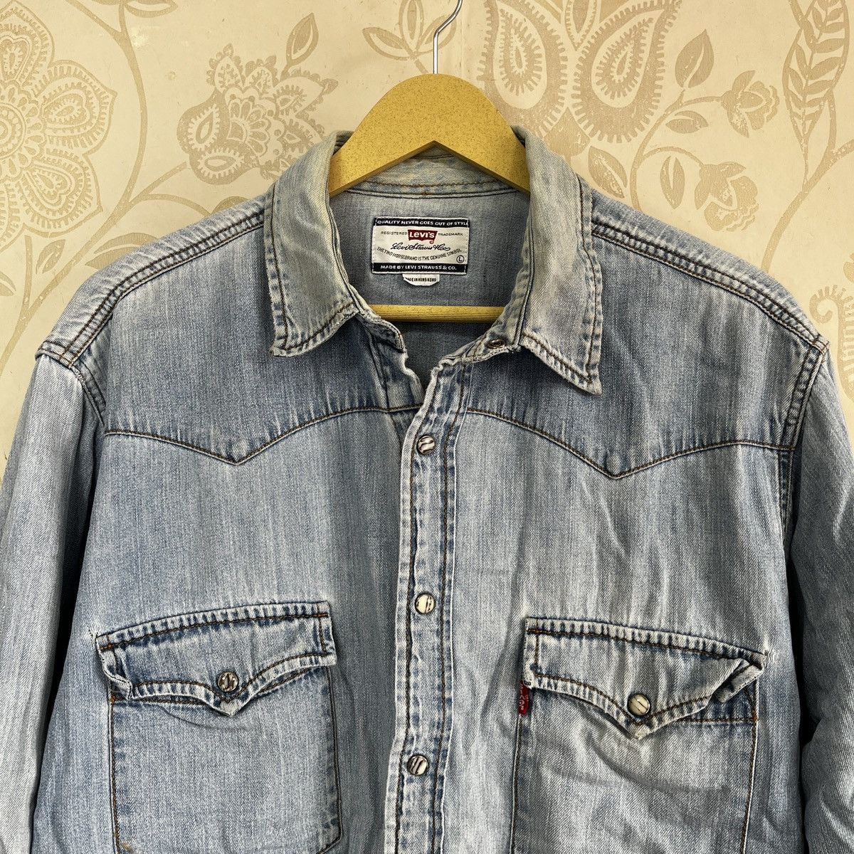 Levi's × Levi's Vintage Clothing Vintage Levis Trucker Jacket Buttons Up Size US L / EU 52-54 / 3 - 20 Thumbnail