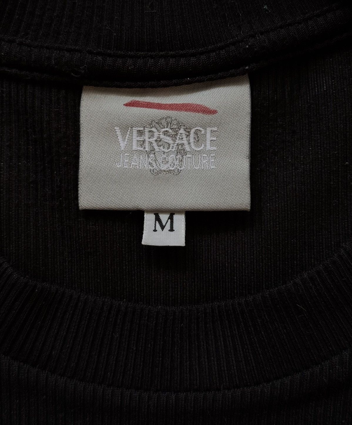 Versace × Versace Jeans Couture × Vintage Versace 1990s vintage ribbed slim fit t-shirt Size US M / EU 48-50 / 2 - 4 Thumbnail