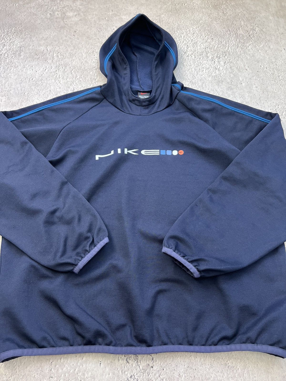 Nike × Vintage Vintage Nike Baggy Oversized Hoodie Retro 90's Big Logo Size US XL / EU 56 / 4 - 6 Thumbnail