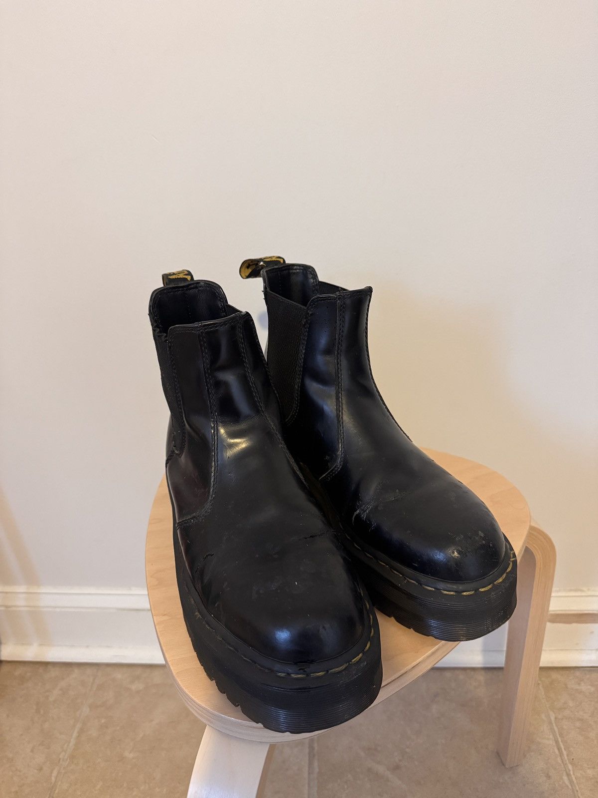 Dr. Martens Platform Slip-On Dr Martens Chelsea boots Size US 10 / EU 43 - 1 Thumbnail