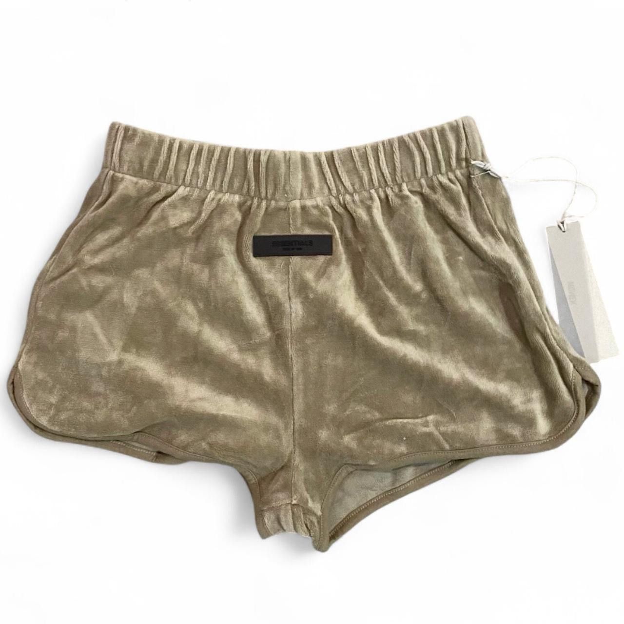 Fear of God New Essentials Fear of God Velour Shorts (Medium) Size 28" / US 6 / IT 42 - 1 Thumbnail