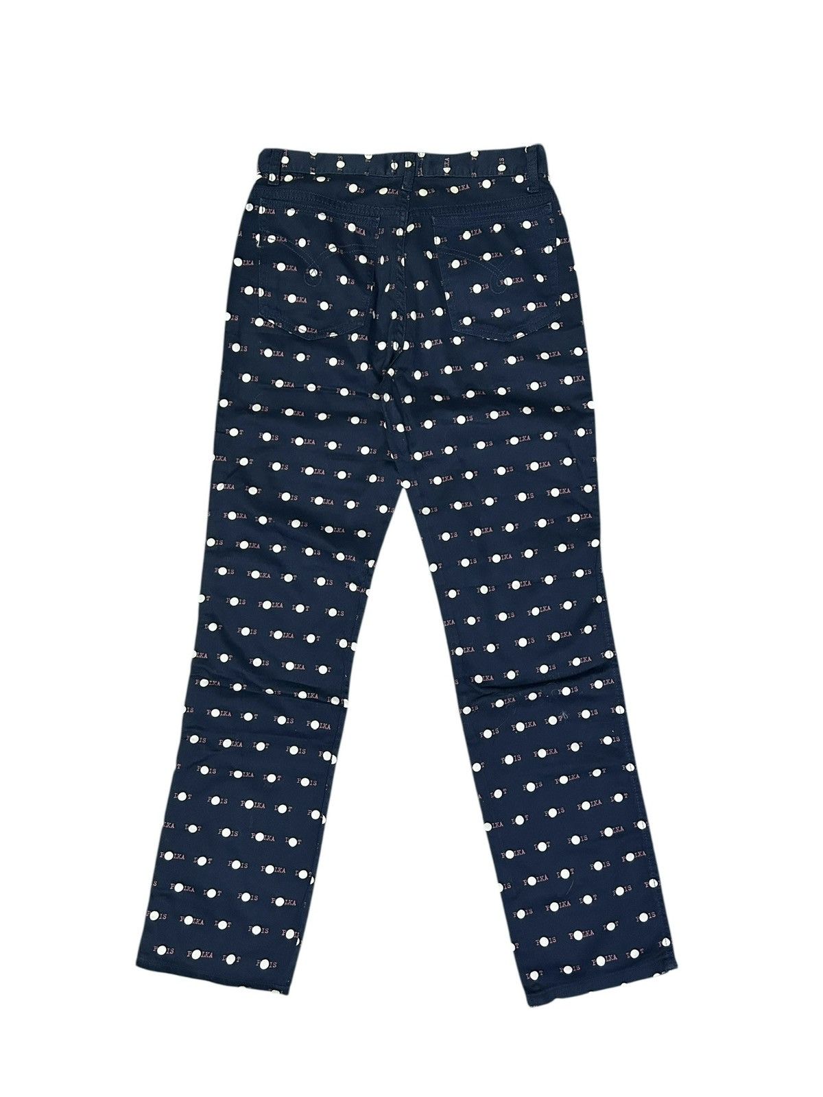 Moschino 90s Polka Dot Trousers Size 27" / US 4 / IT 40 - 2 Thumbnail