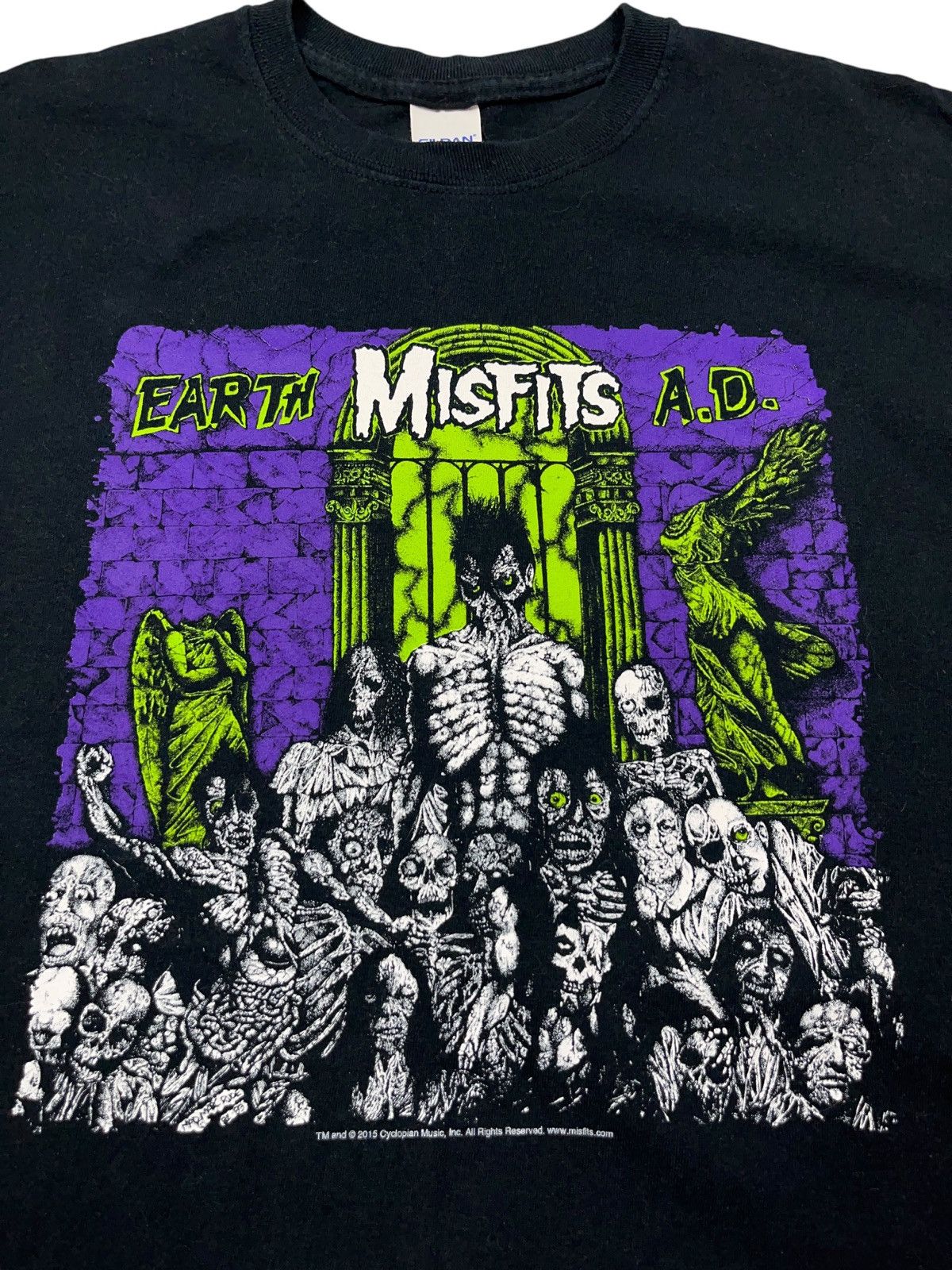 Misfits Misfits Earth A.D. 2015 Band T-shirt Vintage Style Danzig Size US M / EU 48-50 / 2 - 3 Thumbnail
