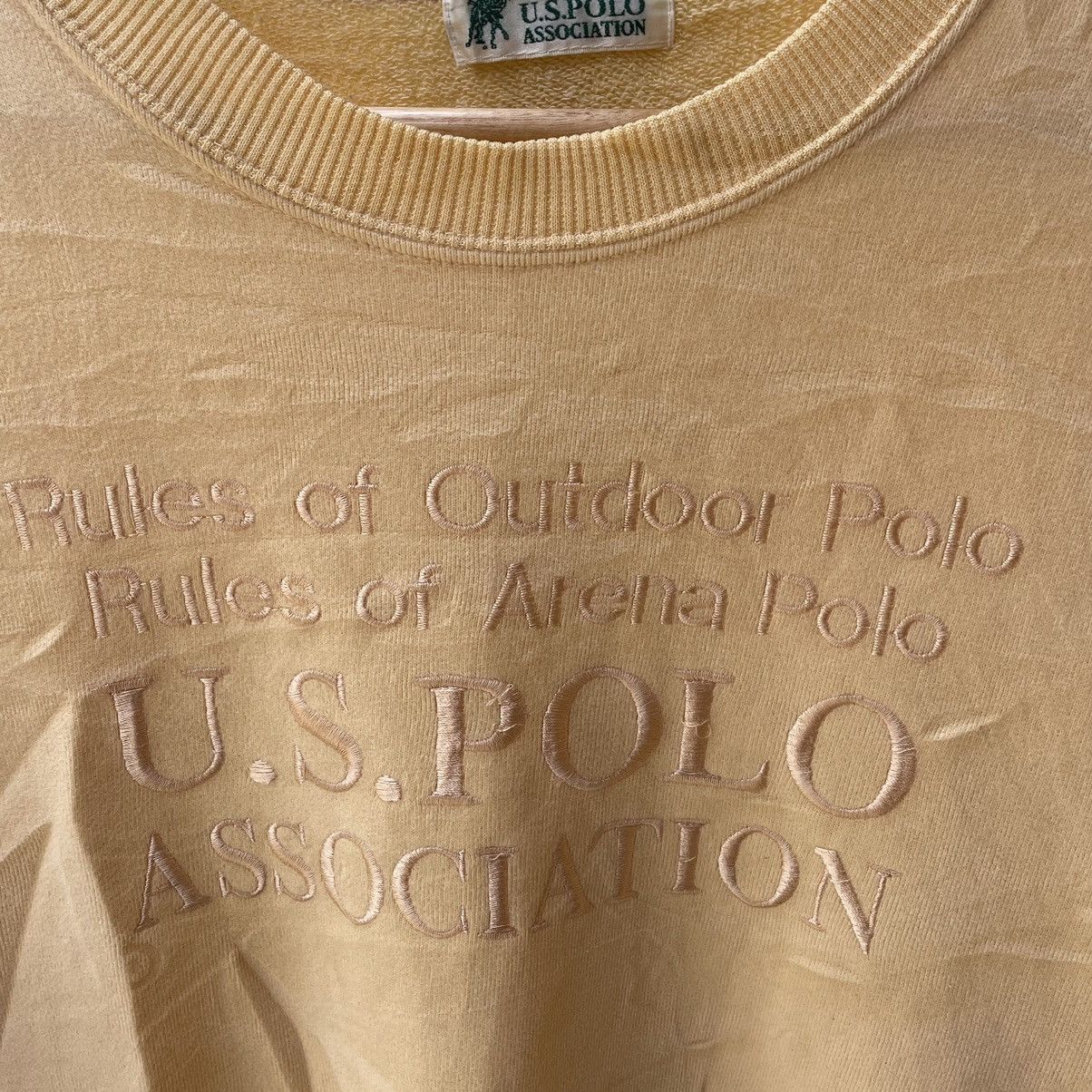 U.S. Polo Assn. × Vintage 🔥🔥Vintage U.S.Polo Association Big Spellout Sweatshirts Size US M / EU 48-50 / 2 - 4 Thumbnail