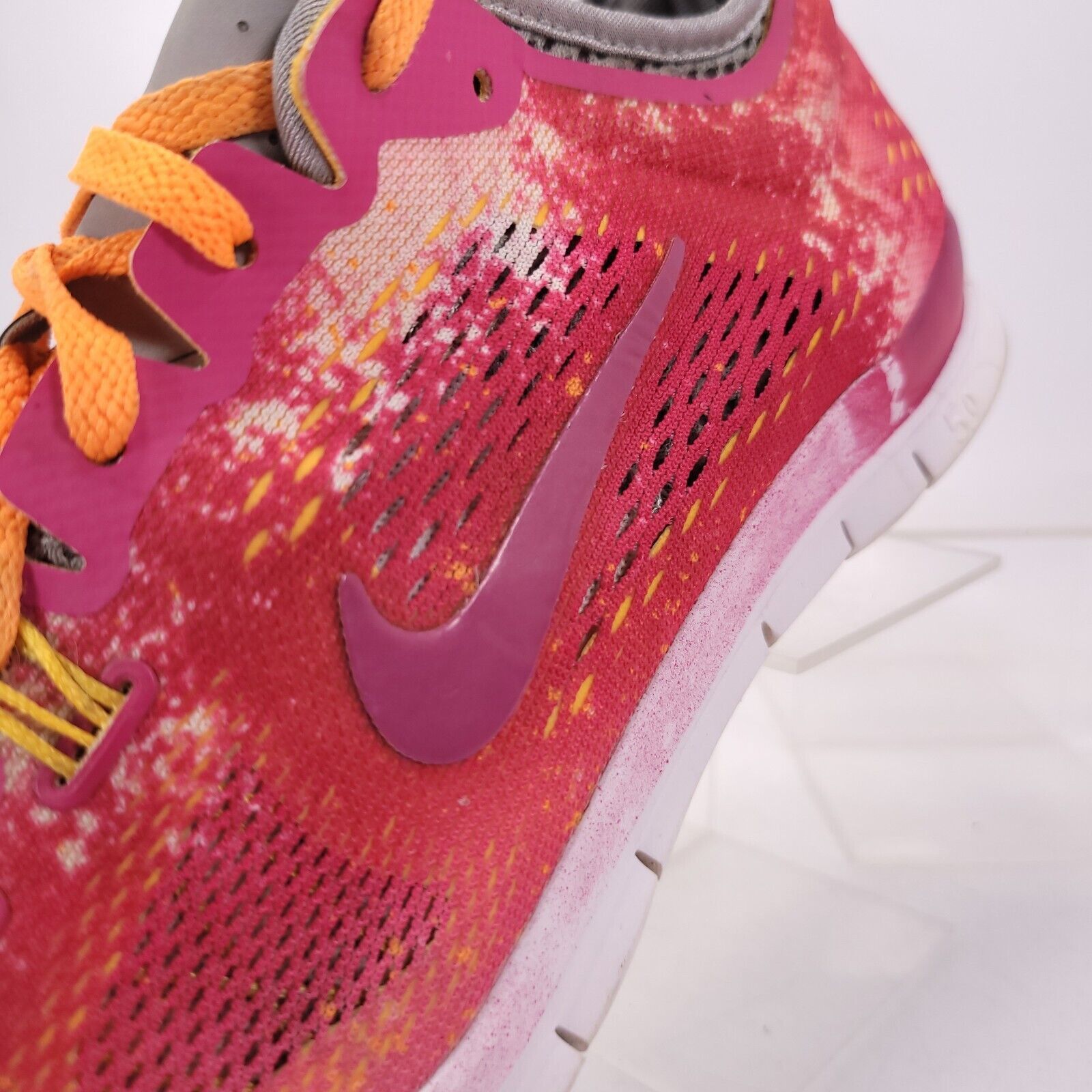 Nike Nike Free TR Fit 4 Shoe Womens Size 9 629832-100 Pink White Size US 9 / IT 39 - 8 Thumbnail