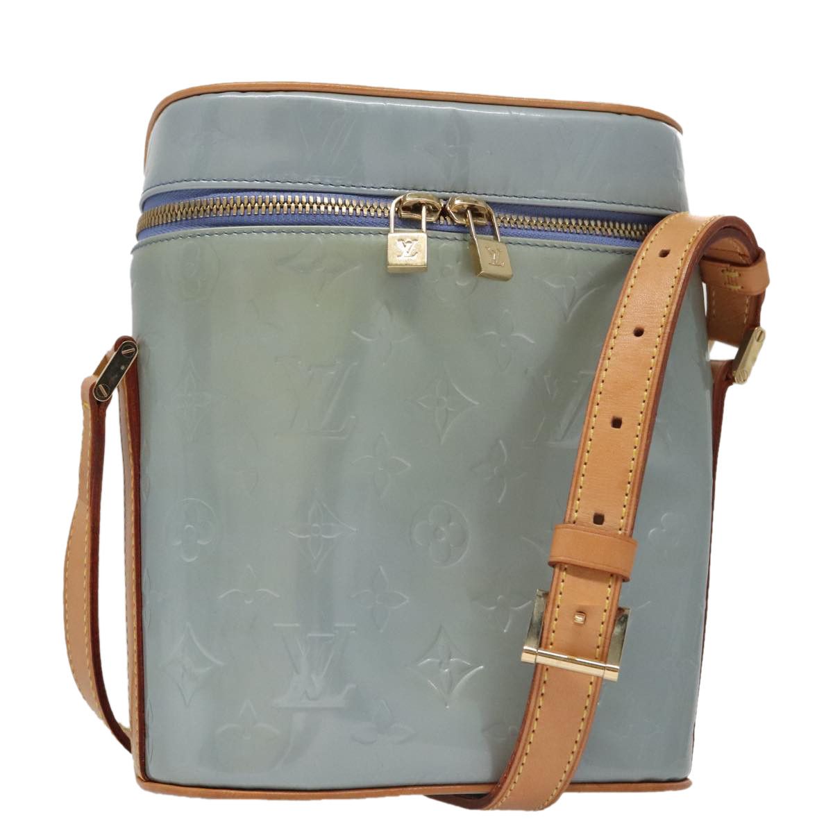 Louis Vuitton Sullivan Grey Patent Leather Shoulder Bag (Pre-Owned) Size ONE SIZE - 1 Thumbnail