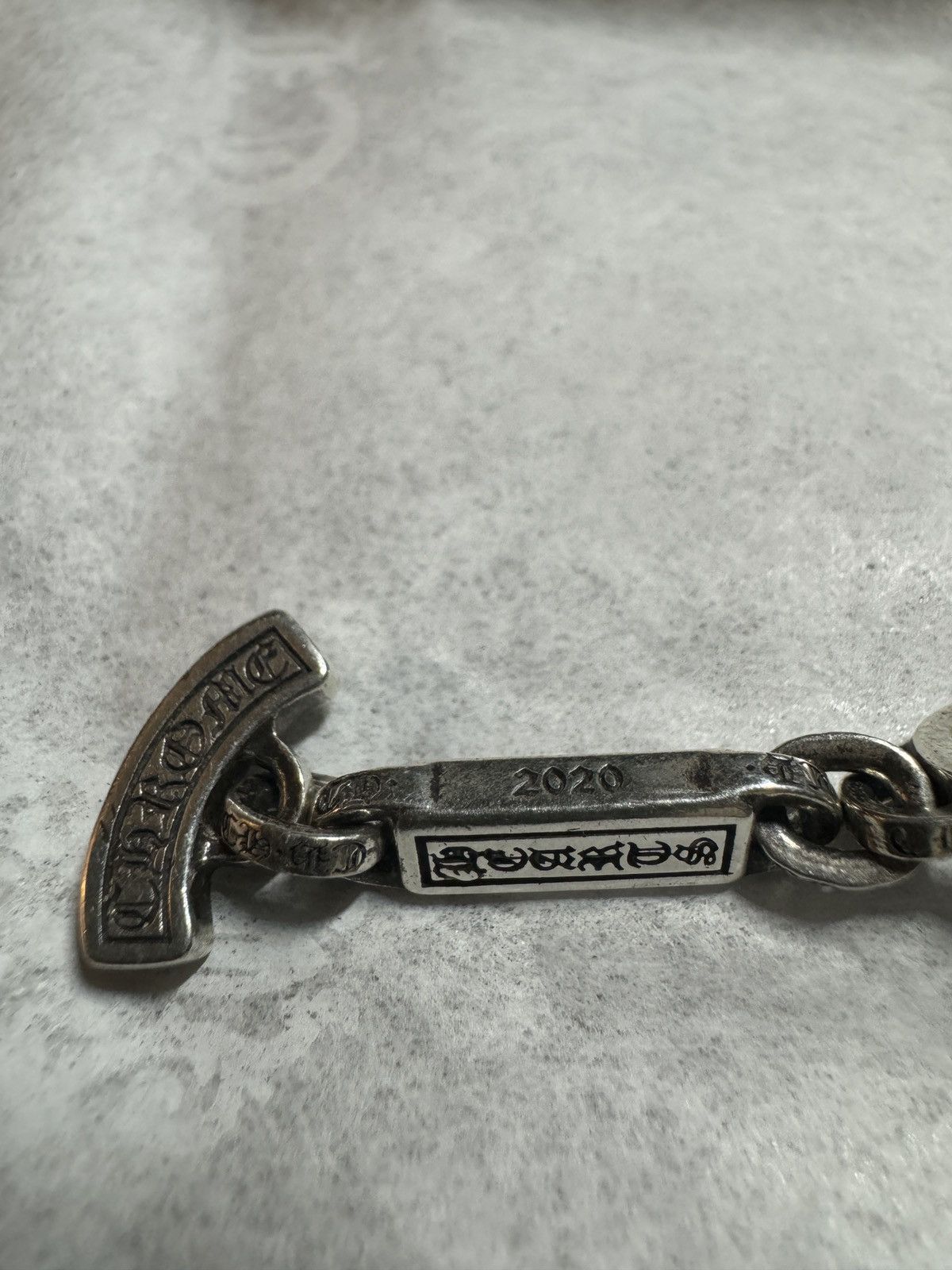 Chrome Hearts Chrome Hearts Paper Chain Bracelet Large Links Size ONE SIZE - 3 Thumbnail
