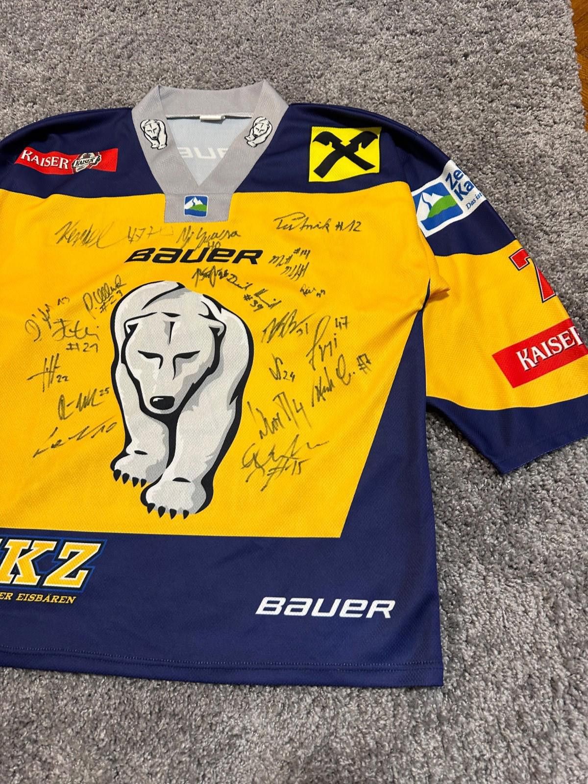 Eddie Bauer EKZ Die Zeller Eisbären Bauer Ice Hockey Jersey #7 CHRISTOPH Size US S / EU 44-46 / 1 - 3 Thumbnail