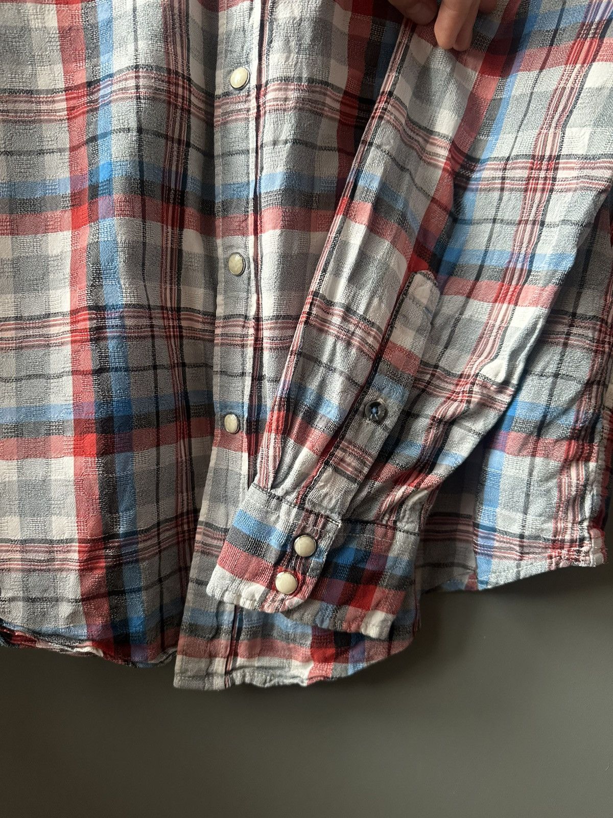 Lee Lee Western Check Cotton Shirt Size L Size US L / EU 52-54 / 3 - 4 Thumbnail