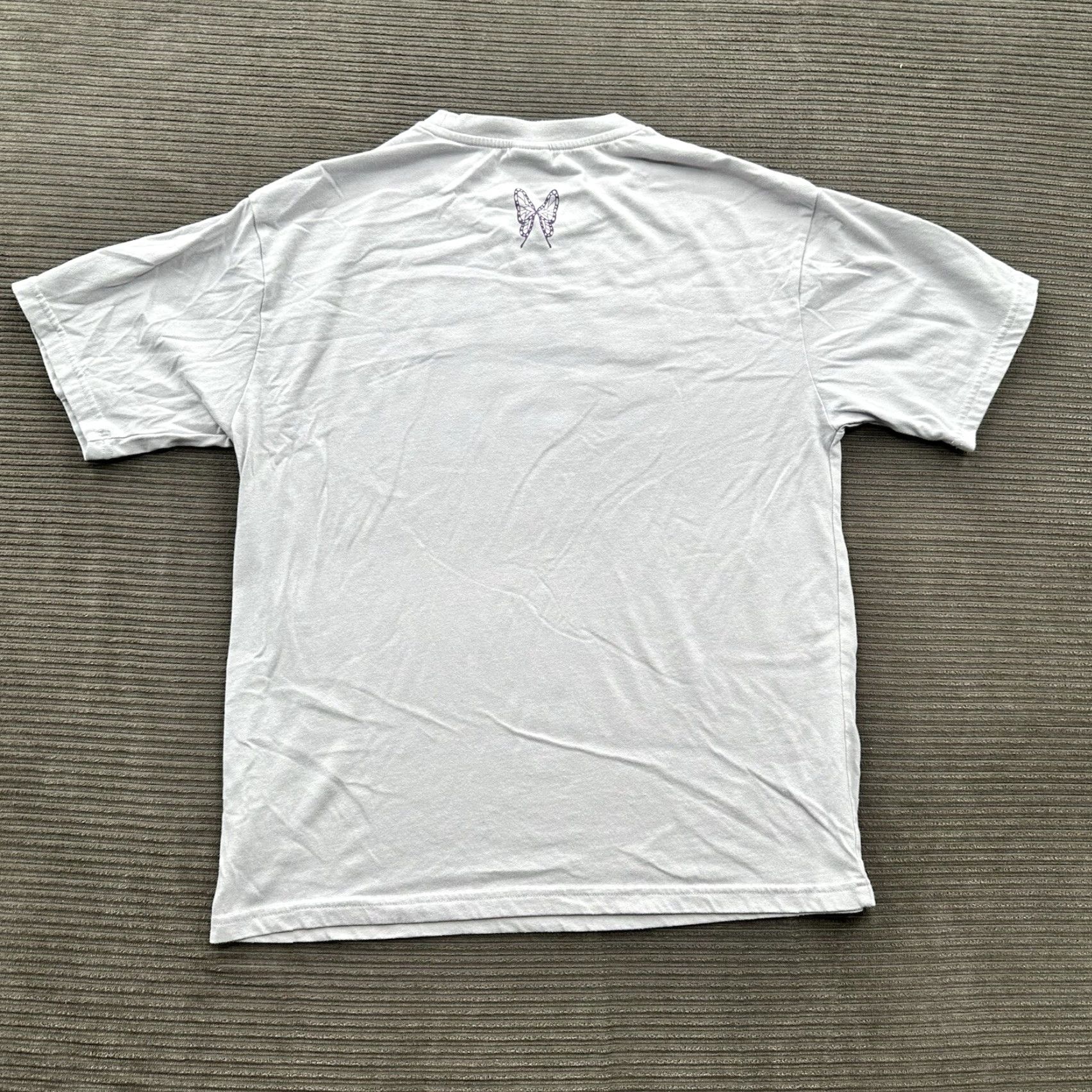 Vintage Honeys Shinobu Kochou T-Shirt Medium Lavender Purple Cotton Logo Movie Version Demon Slayer Mugen Mens Reg. Short Sleeve Crew Neck Size US M / EU 48-50 / 2 - 2 Thumbnail