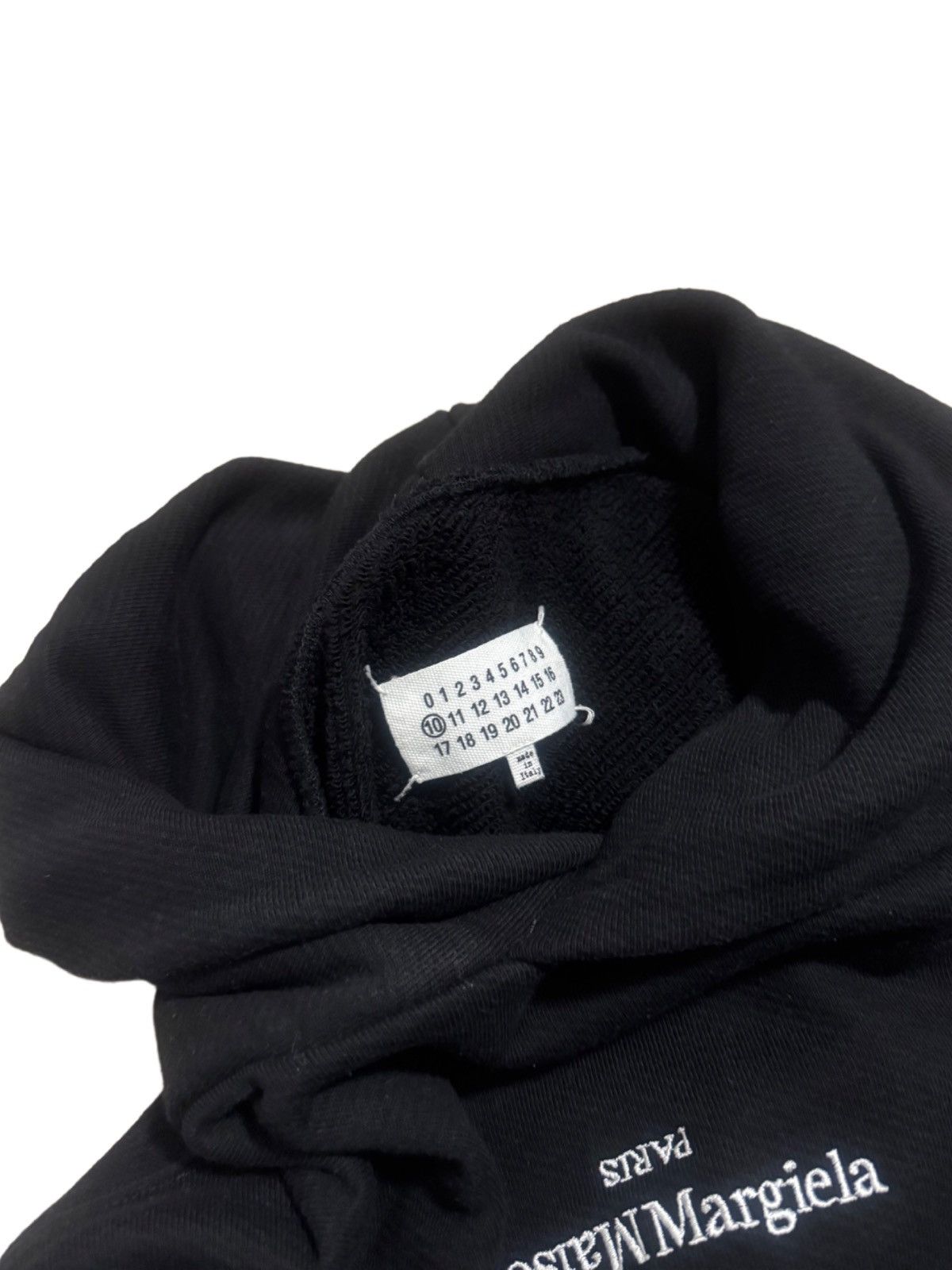 Maison Margiela Maison Margiela Upside Down Embroidered Logo Hoodie Size US M / EU 48-50 / 2 - 3 Thumbnail
