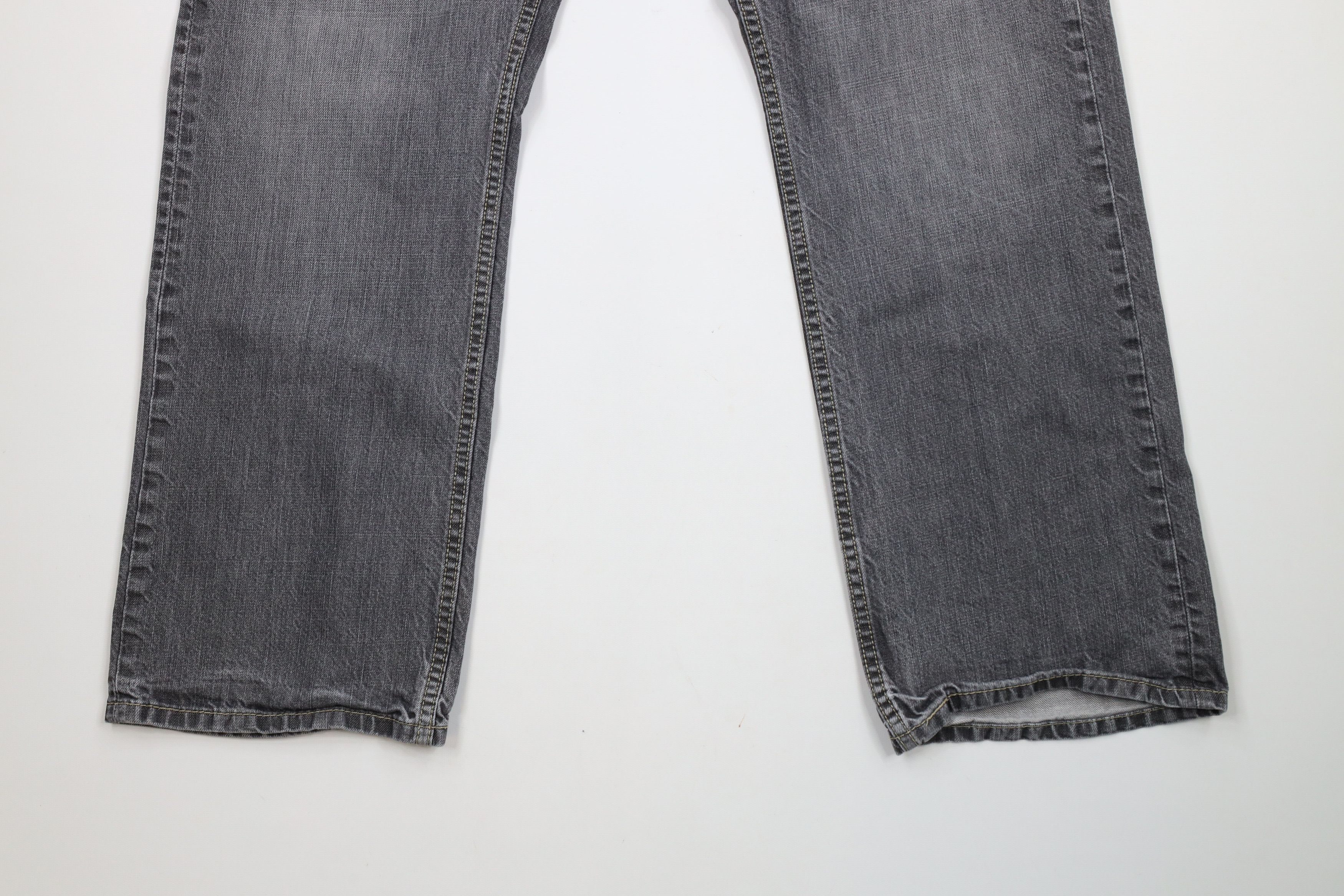 Levi's × Vintage Vintage Y2K Levis 514 Straight Leg Denim Jeans Gray Cotton Size US 36 / EU 52 - 4 Thumbnail