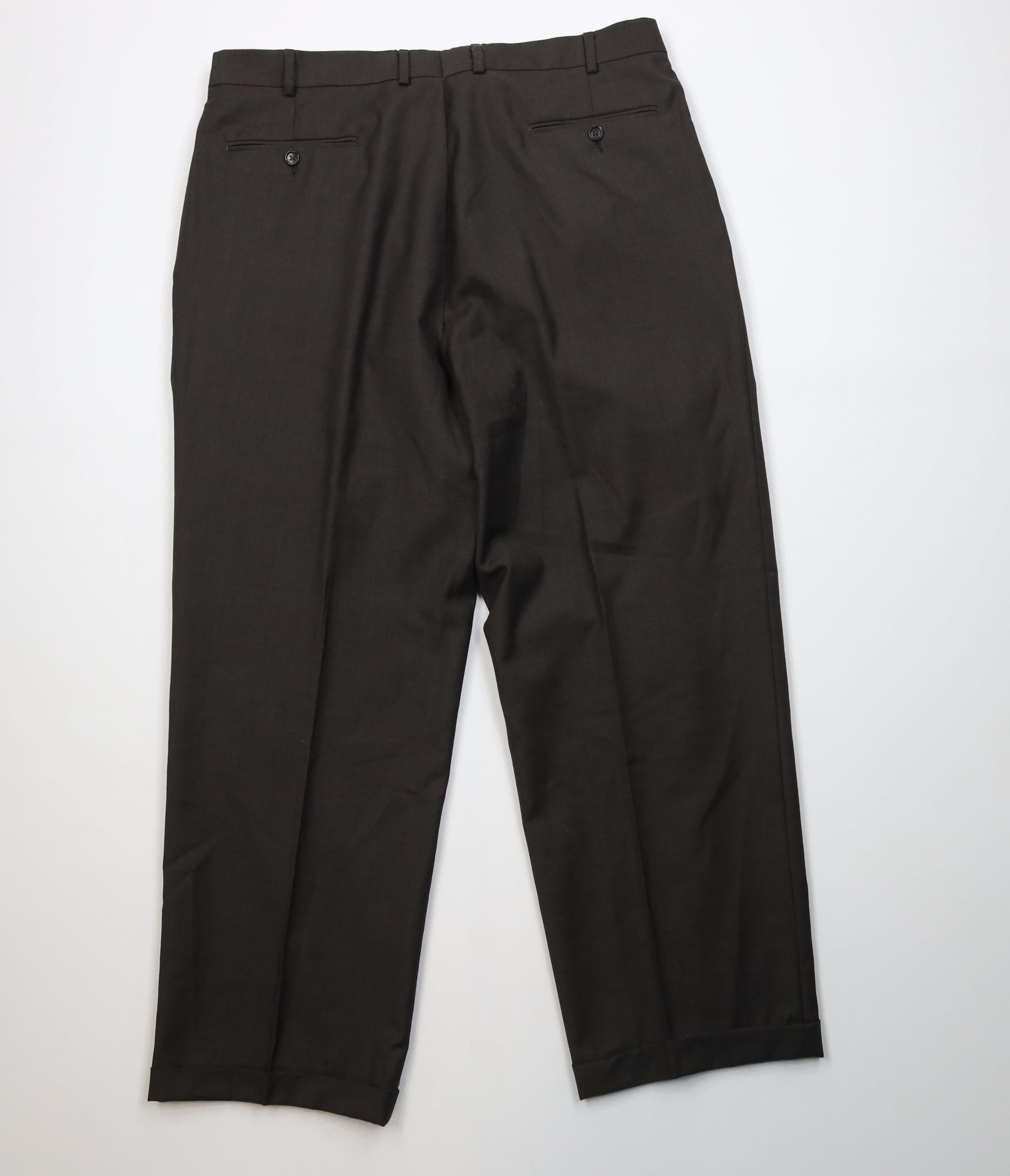 Vintage Vintage 90s Streetwear Wide Leg Chino Pants Heather Brown Size US 38 / EU 54 - 8 Thumbnail