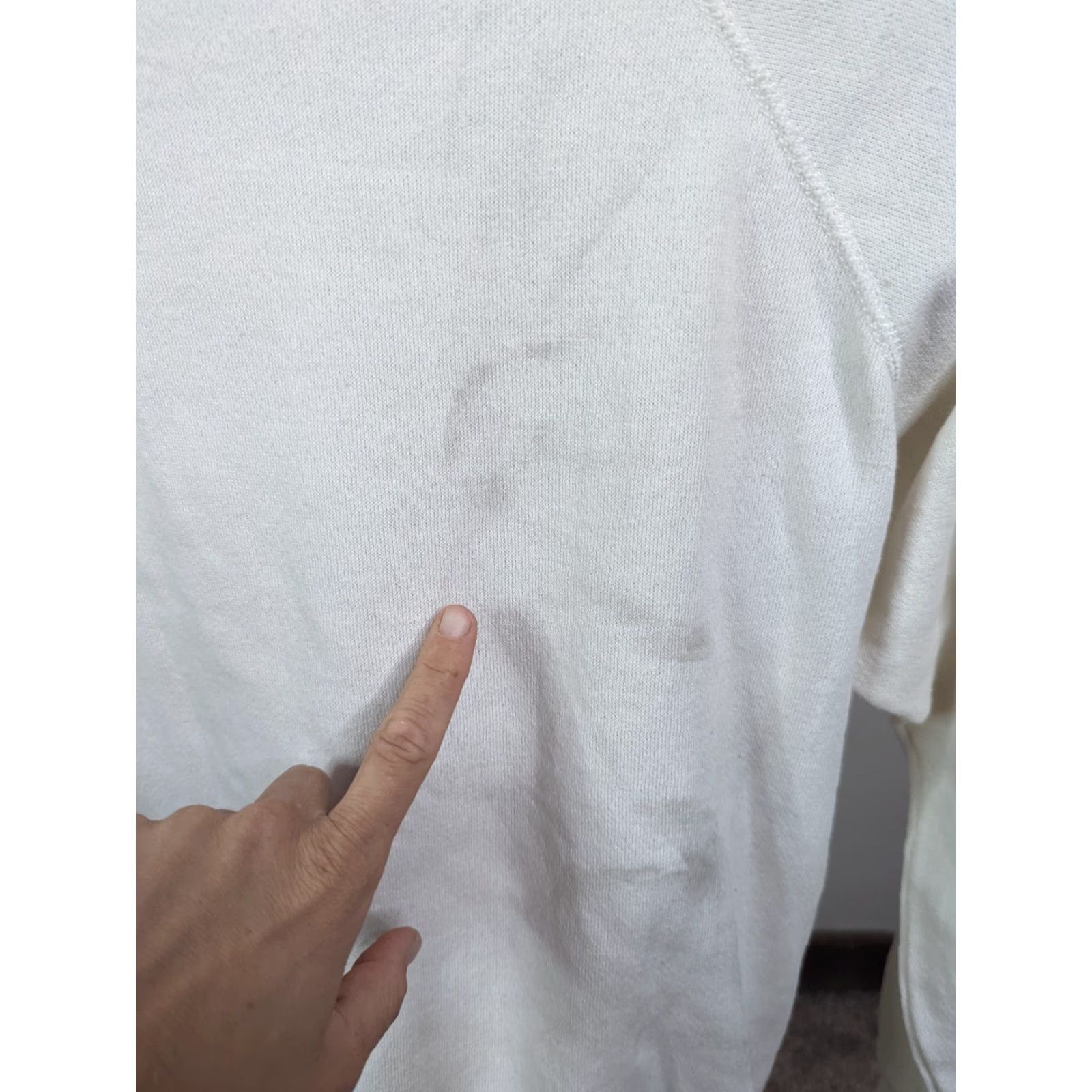 Tultex VINTAGE Tultex Sweatshirt Raglan 80s USA Made Crew Neck Long Sleeve White M Men Pullover Flawed Size US M / EU 48-50 / 2 - 4 Thumbnail