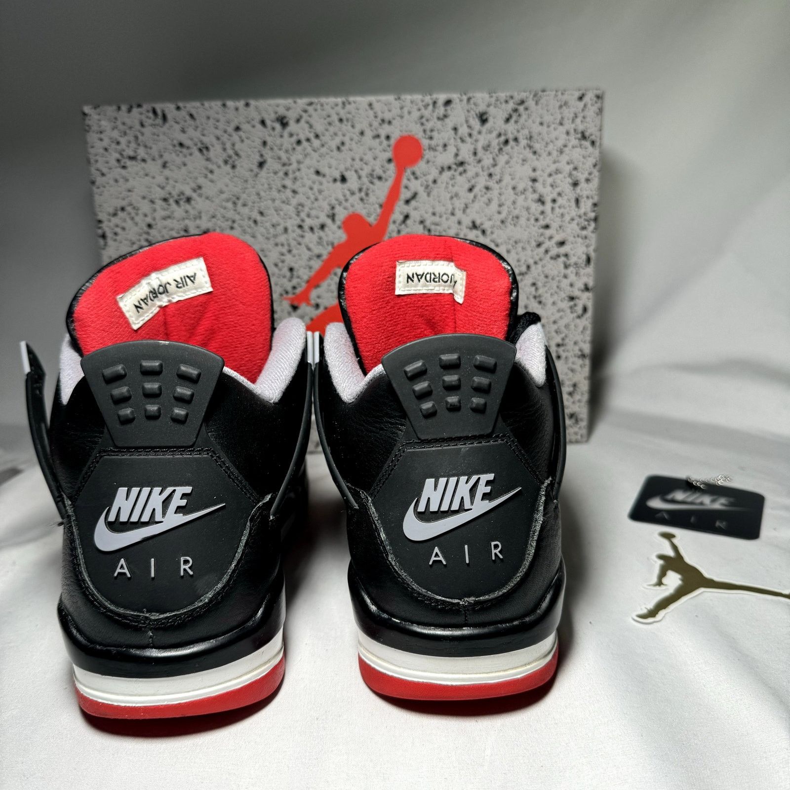 Jordan Brand × Nike Size 6.5 - Air Jordan 4 Retro GS Bred Reimagined Men's Shoes Size US 6.5 / EU 39-40 - 5 Thumbnail