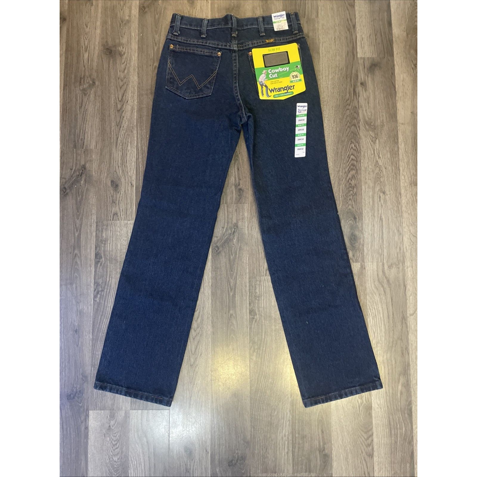 Wrangler Wrangler, 936, Slim Fit, Jeans, Men’s 29x32, Cowboy Cut Size US 29 - 11 Thumbnail