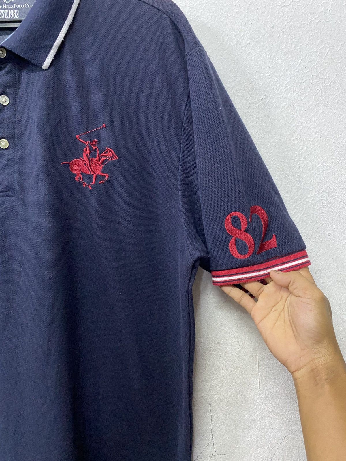 Beverly Hills Polo Club × Polo Ralph Lauren × U.S. Polo Assn. Beverly Hills Polo Club Signature EST.1982 🔥 Size US L / EU 52-54 / 3 - 4 Thumbnail