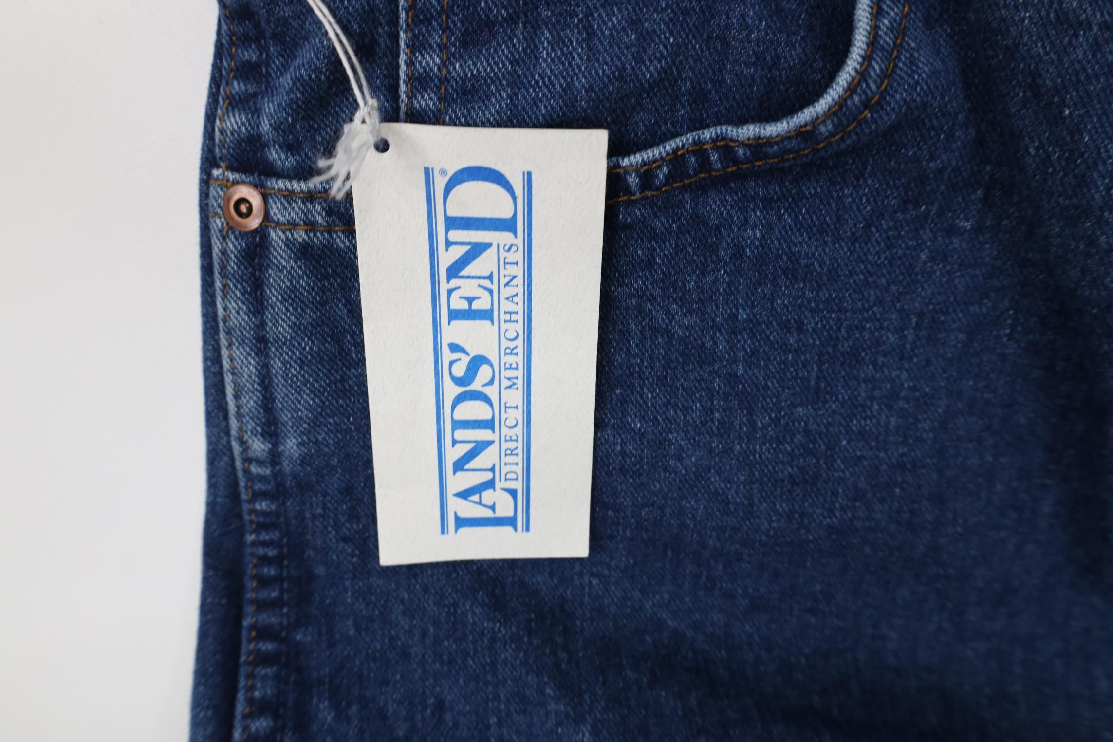 Lands' End Deadstock Vintage 90s Lands End Fit Tapered Leg Jeans USA Size US 36 / EU 52 - 6 Thumbnail