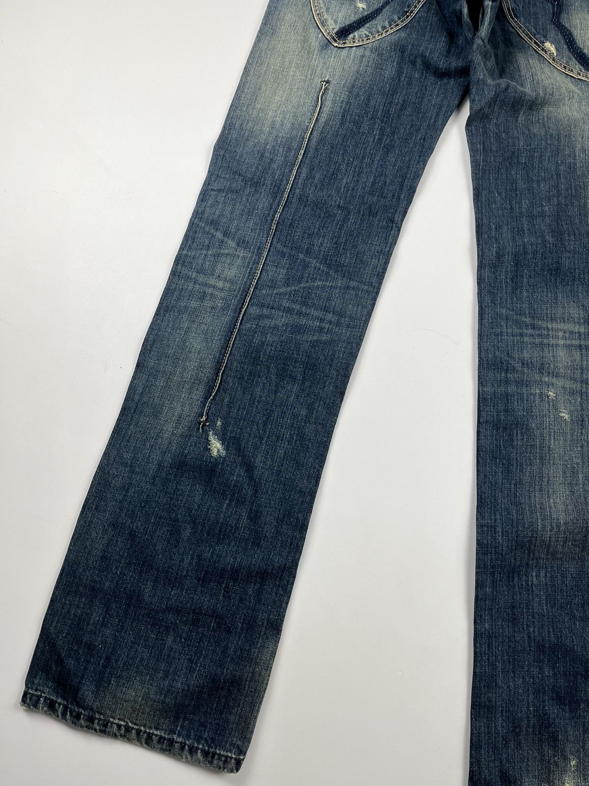 Other Jeans Dirty Pants faded crash denim thrashed y2k distressed Size US 32 / EU 48 - 19 Thumbnail