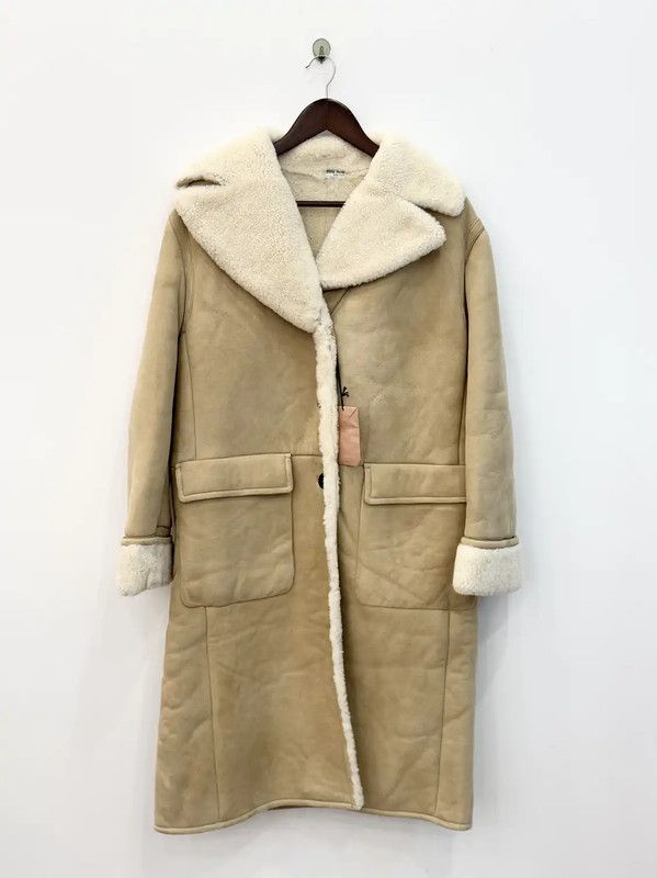 Miu Miu Miu Miu Winter Khaki Wool Ladies Coat 0089 Size M / US 6-8 / IT 42-44 - 1 Thumbnail