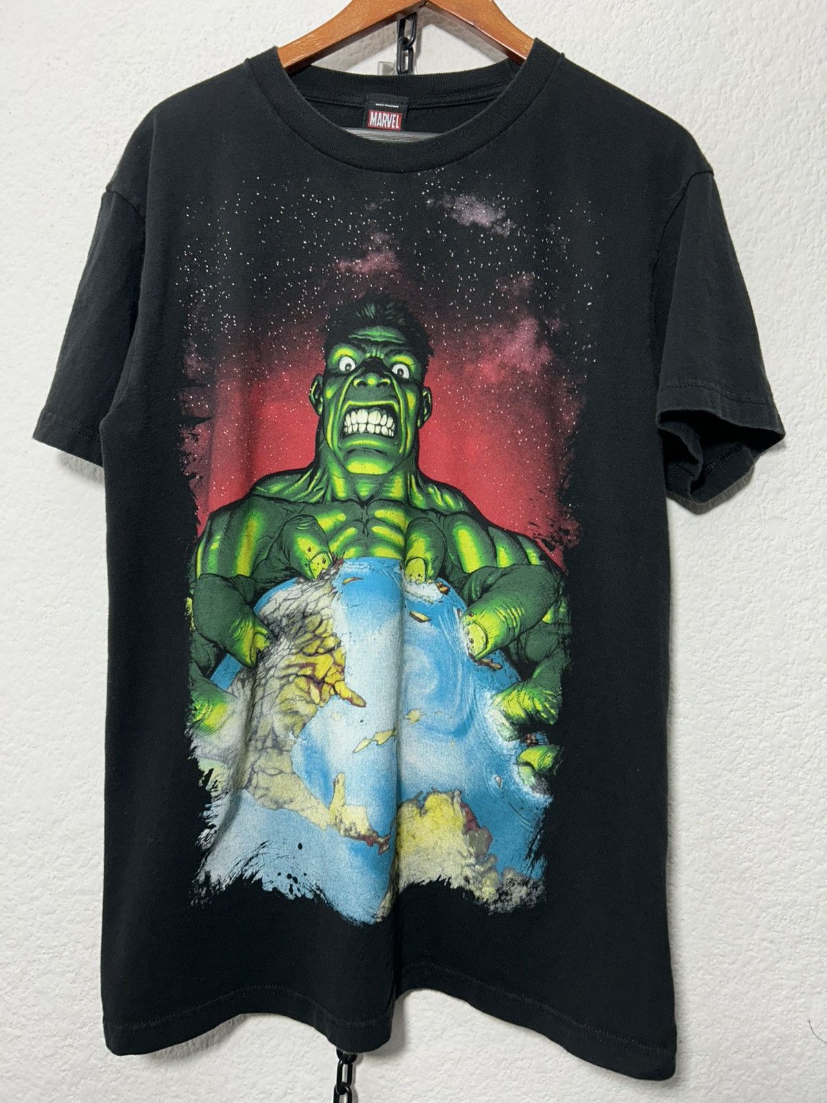 Marvel Comics × Vintage 2000s Hulk Earth Eater Marvel Mad Engine Size US XL / EU 56 / 4 - 1 Thumbnail