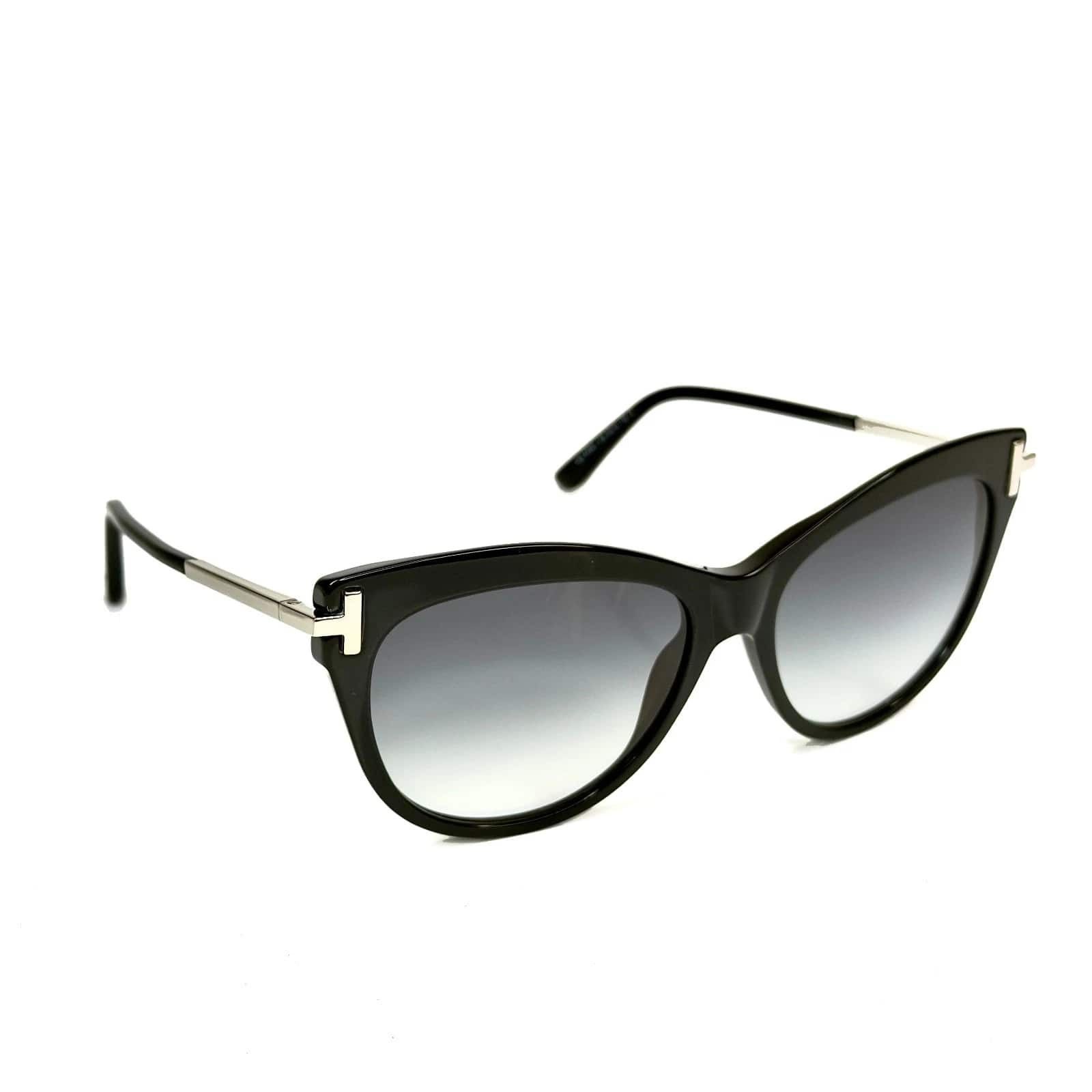 Tom Ford TOM FORD KIRA TF821 01B Silver Black Sunglasses 821 FT0821 Size ONE SIZE - 9 Thumbnail
