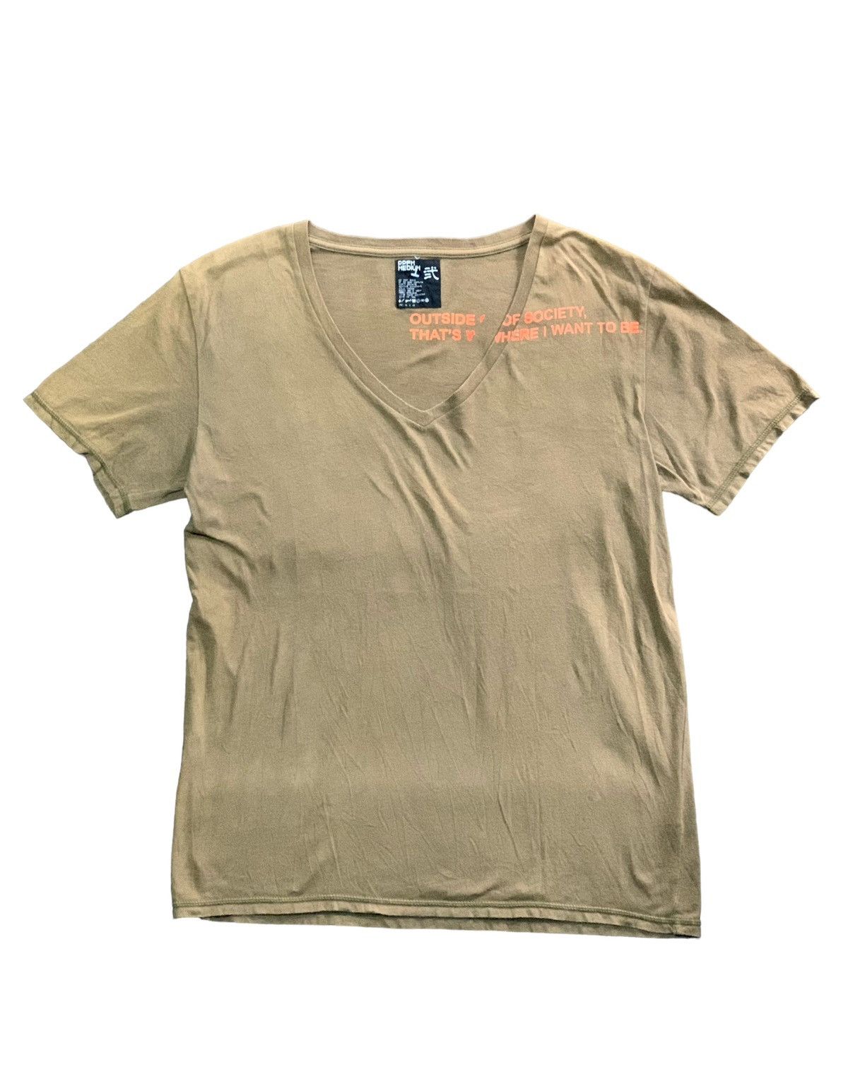 💥Grunge Style💥PPFM - Peyton Place For Men V Neck Poem Tees