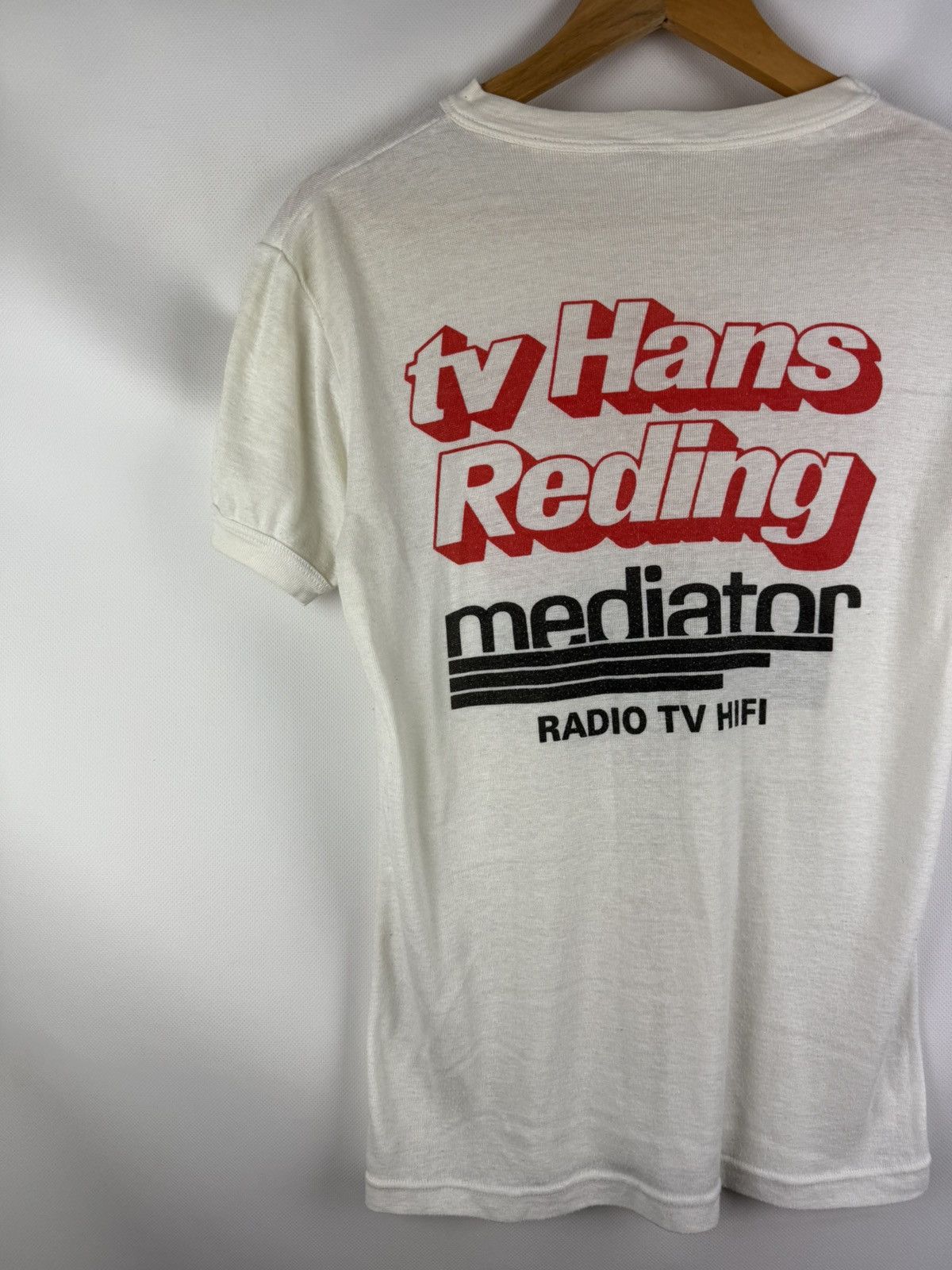 Other Vintage 80s TV Hans Reding Graphic Print Promo T Shirt Size US M / EU 48-50 / 2 - 14 Thumbnail