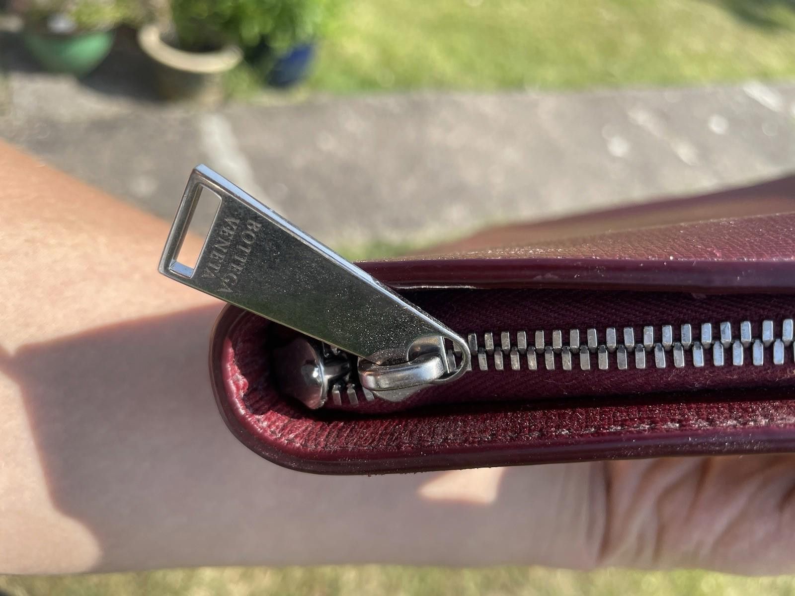 Bottega Veneta Vintage Bottega Veneta Burgundy Leather Clutch Bag Size ONE SIZE - 3 Thumbnail