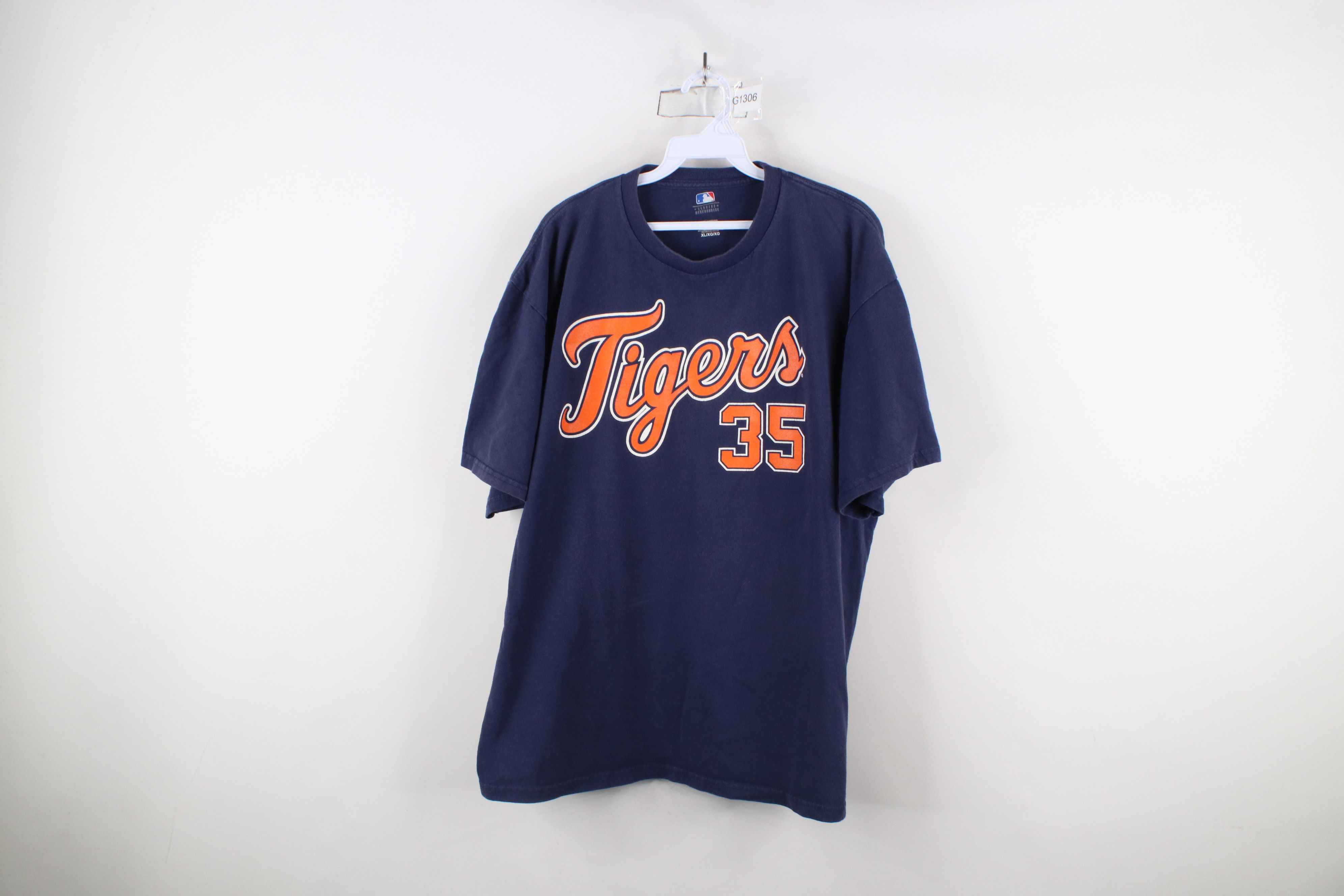 Vintage Vintage Y2K Justin Verlander Tigers Baseball T-Shirt Blue Size US XL / EU 56 / 4 - 1 Thumbnail