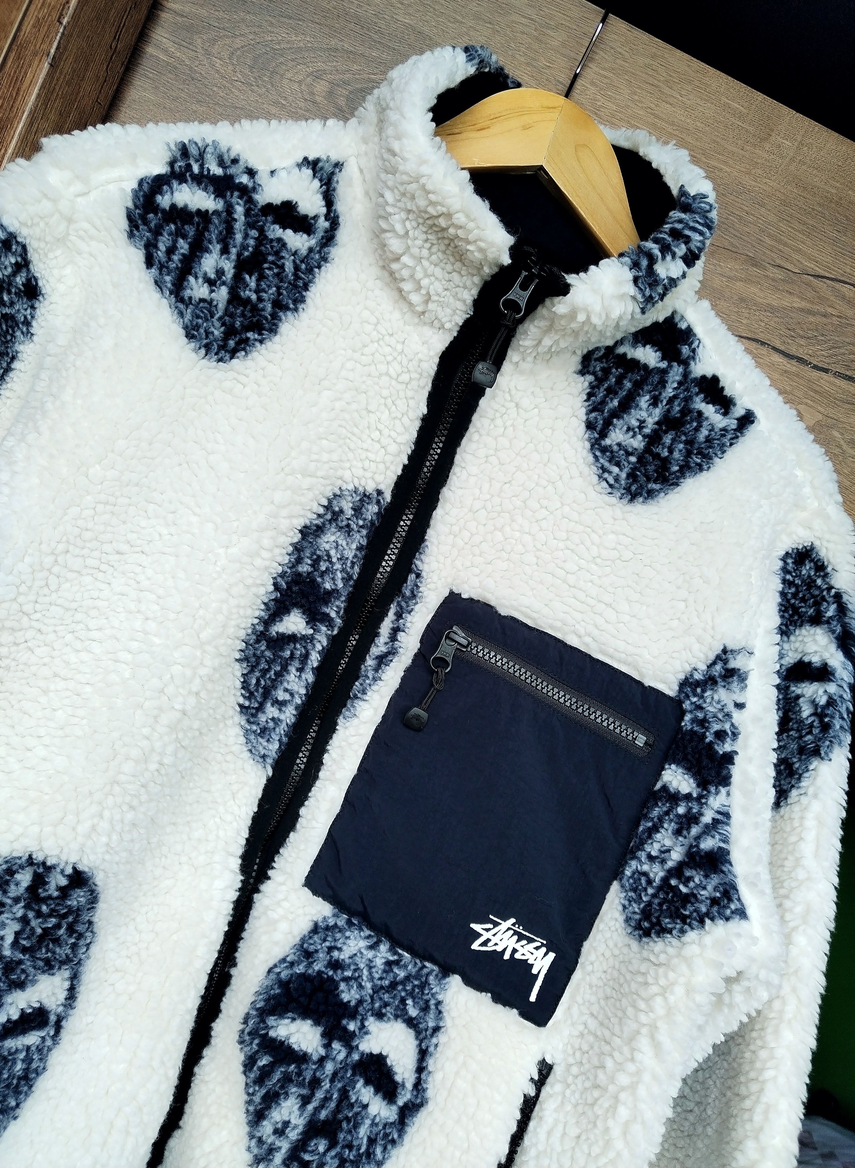 Stussy Mask sherpa jacket Size US S / EU 44-46 / 1 - 8 Thumbnail