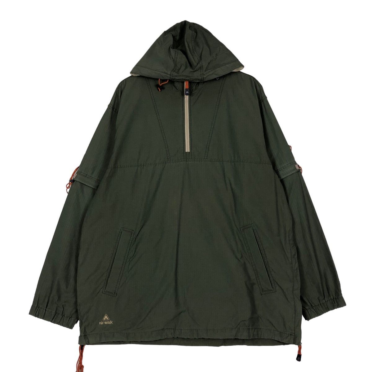 Hysteric Glamour 🔥Vintage Half Zipper Anorak Jacket Survival Design Airwalk Size US L / EU 52-54 / 3 - 1 Thumbnail
