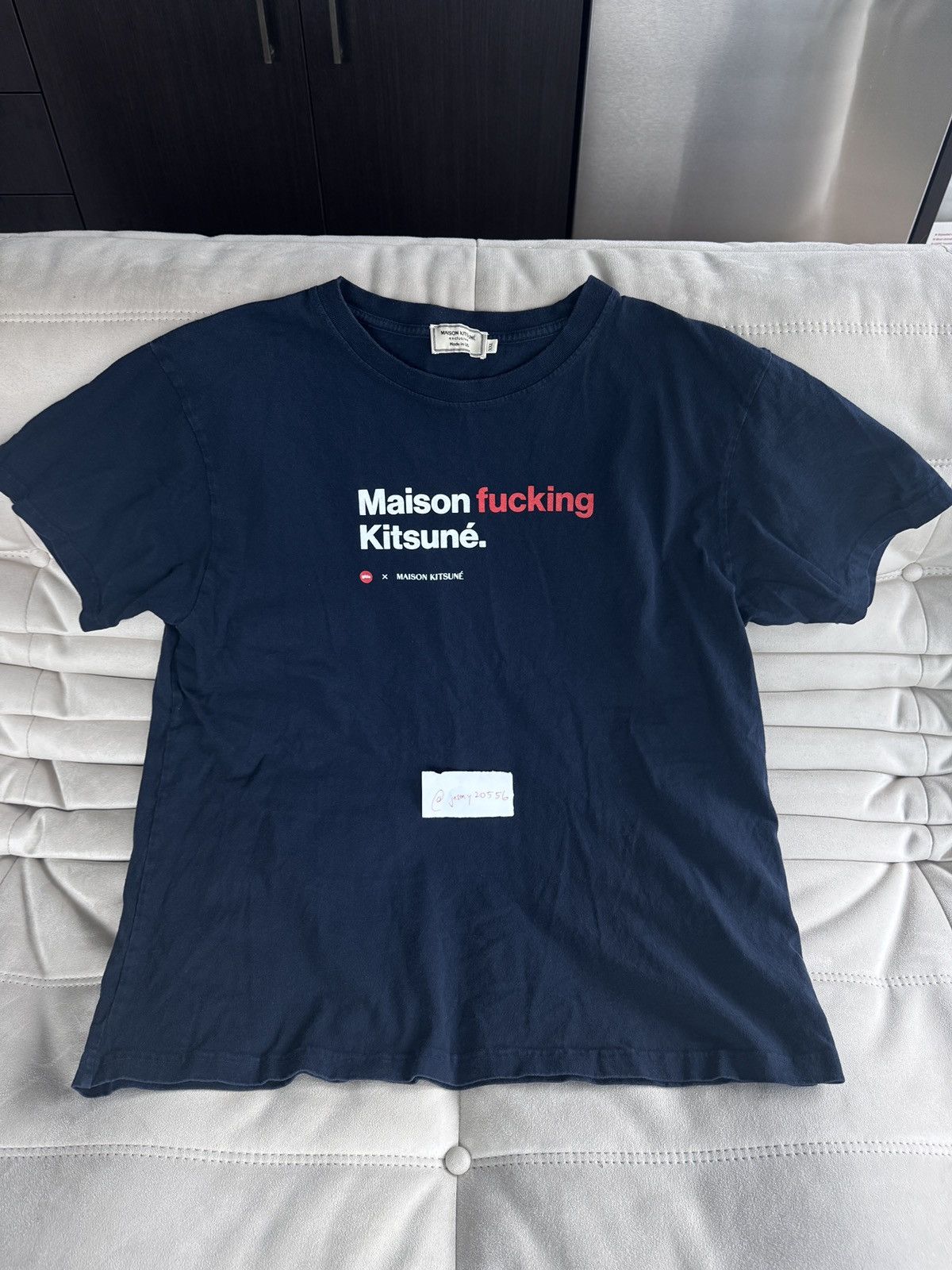 Maison Kitsune Maison Kitsune x GFDA “Profanely Profound” SS22 T-Shirt Size US XXL / EU 58 / 5 - 1 Thumbnail