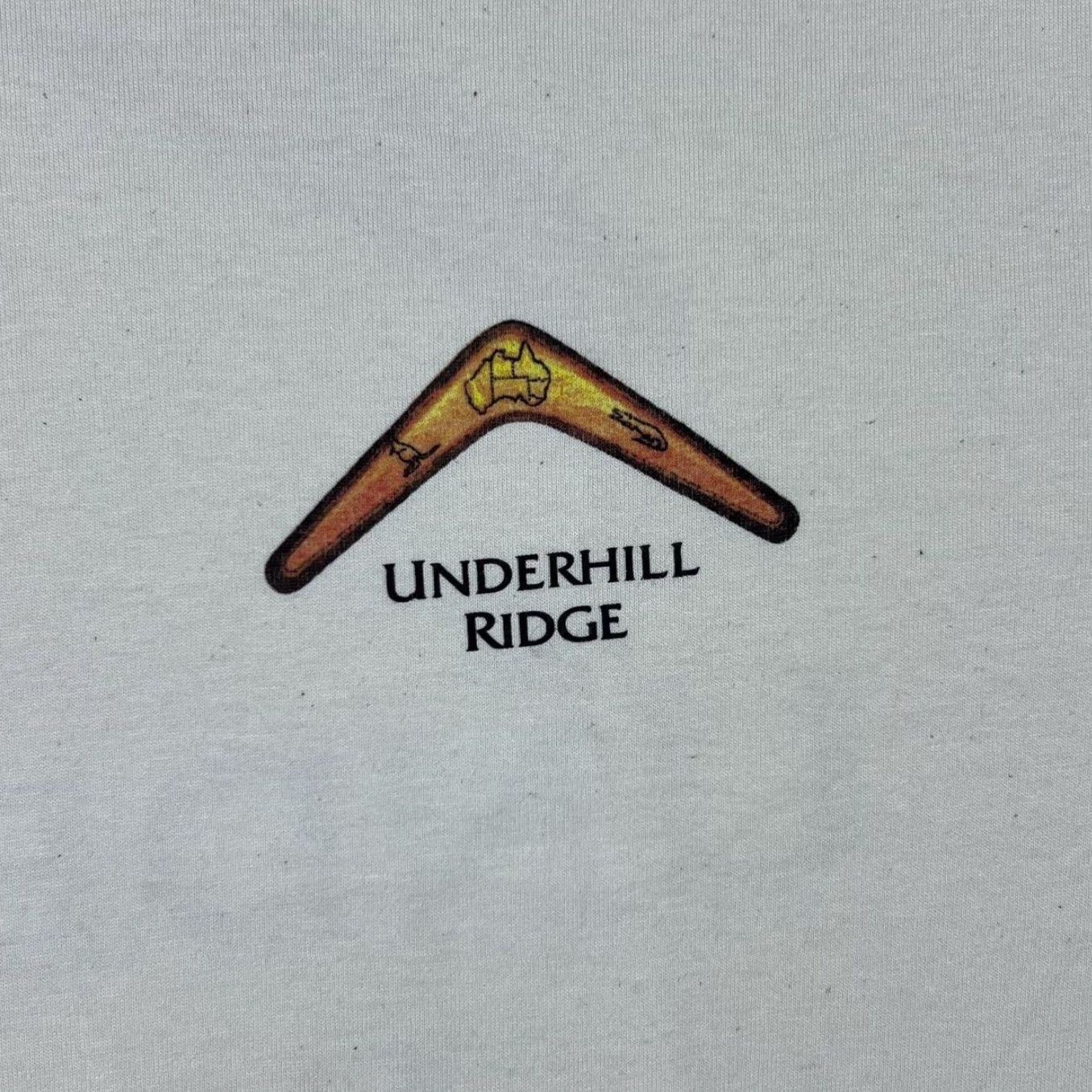 Vintage VINTAGE Underhill Ridge Australian Souvenir Spellout Graphic Cream T-Shirt Large Size US L / EU 52-54 / 3 - 3 Thumbnail