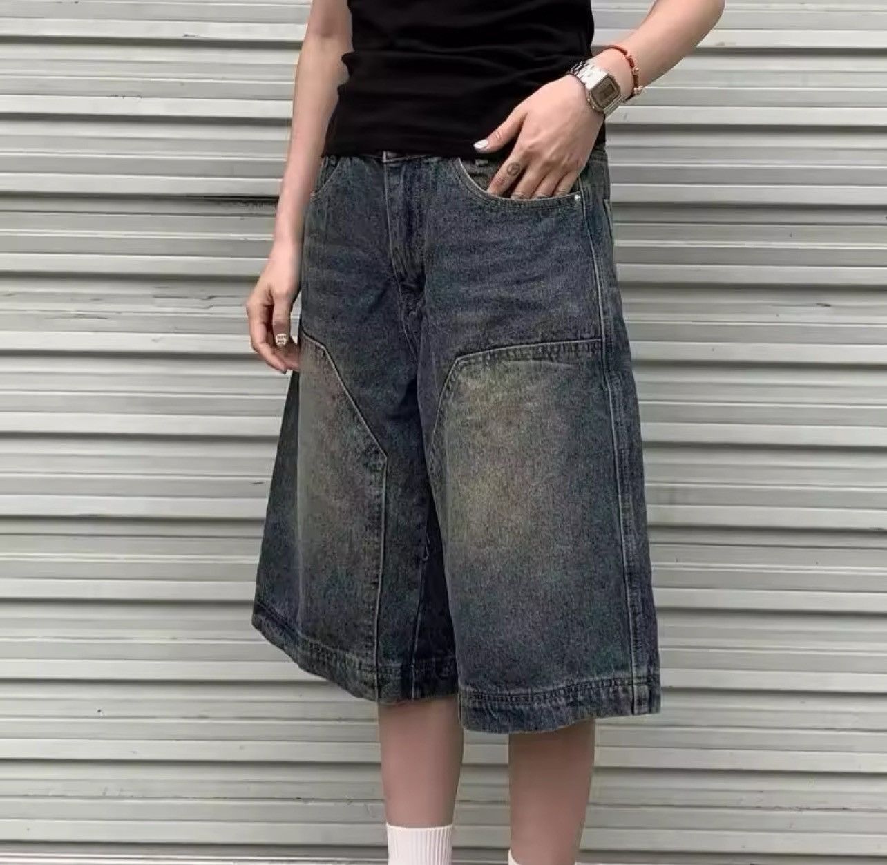 Japanese Brand × Jean Wide-Leg Versatile Jean Size US 29 - 2 Thumbnail