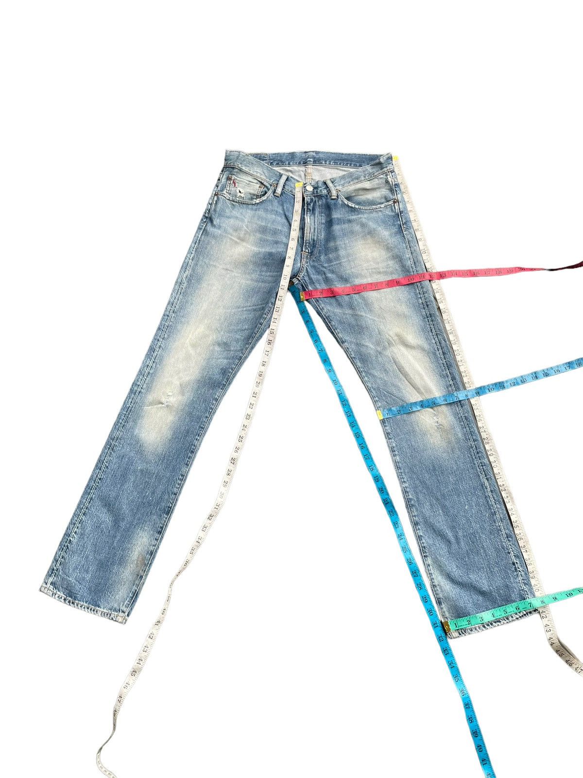 Ralph Lauren Ralph Lauren Slim Straight Distresed Denim Size US 33 - 22 Thumbnail