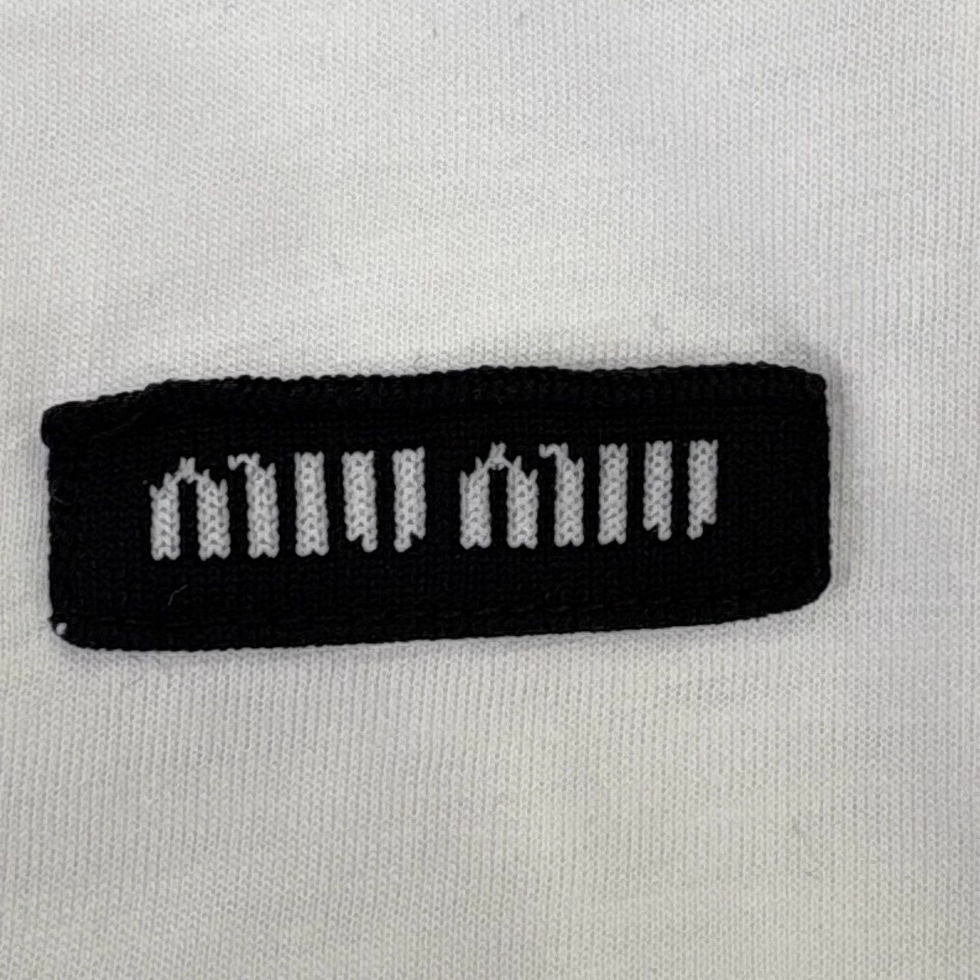 Miu Miu MIU MIU white embroidered logo longsleeve M new Size US M / EU 48-50 / 2 - 7 Thumbnail