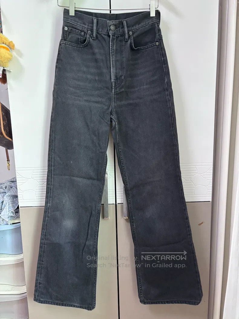 Acne Studios Acne Studios High-Waist Straight-Leg Slightly Flared Jeans Size US 27 - 1 Thumbnail