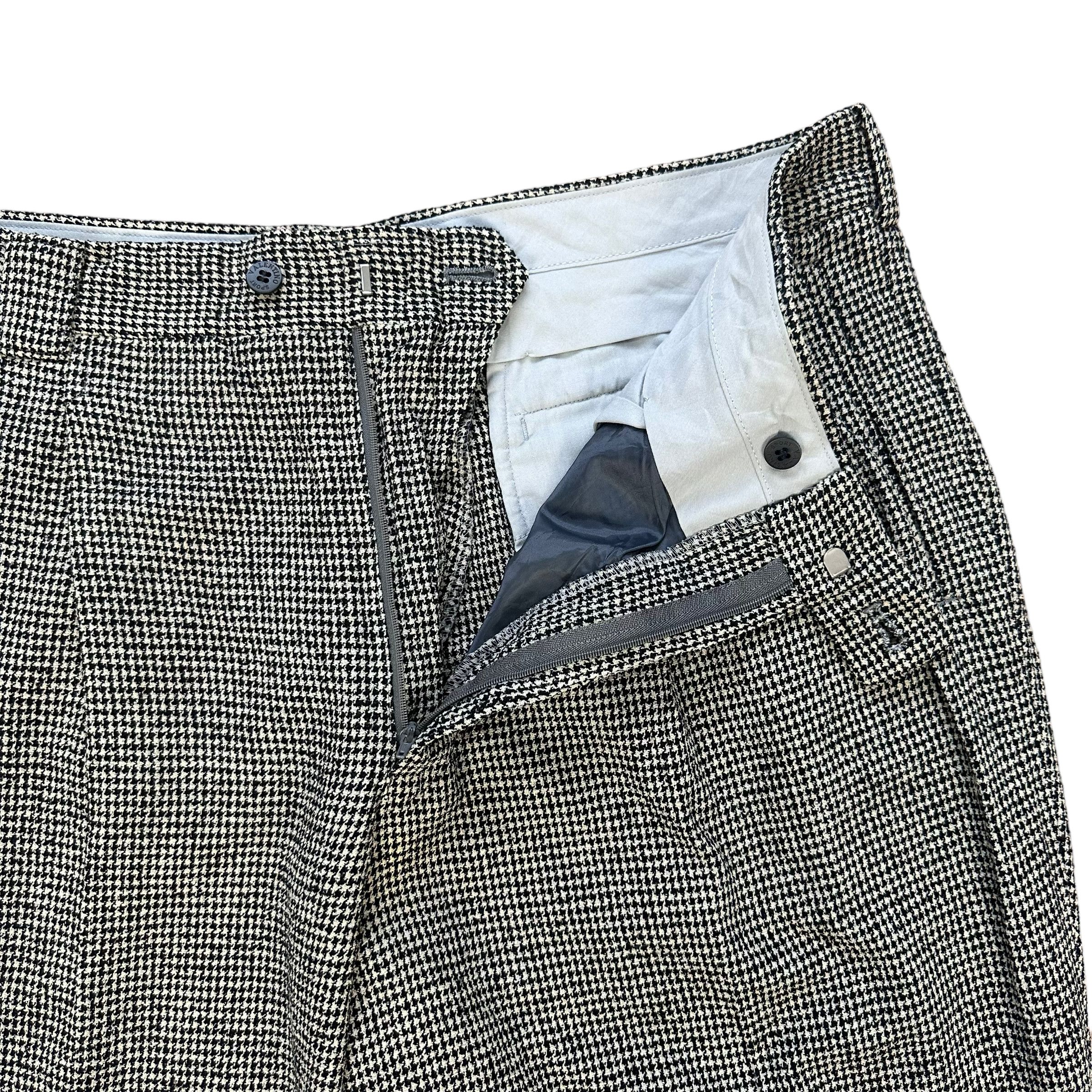 Valentino VALENTINO SPORT HOUNDSTOOTH WOOL TROUSERS #7894-188 Size US 36 / EU 52 - 5 Thumbnail