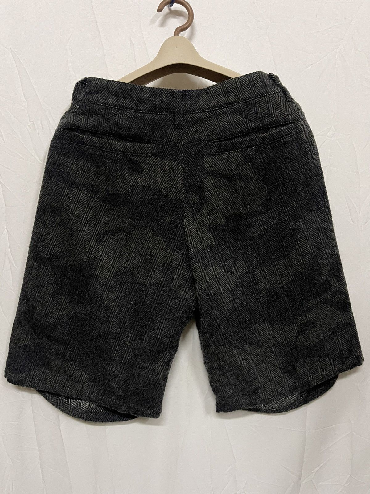 Designer × Issey Miyake × Zucca 🔥Vintage ZUCCA Wool Short Pant Army Printed Size US 30 / EU 46 - 5 Thumbnail