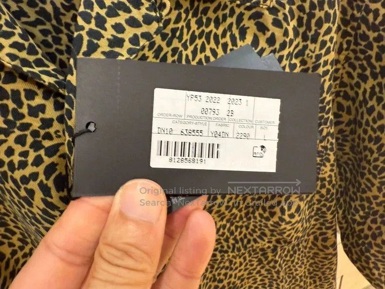 Saint Laurent Paris Saint Laurent Leopard Print Short Sleeve Shirt. Size US L / EU 52-54 / 3 - 5 Thumbnail