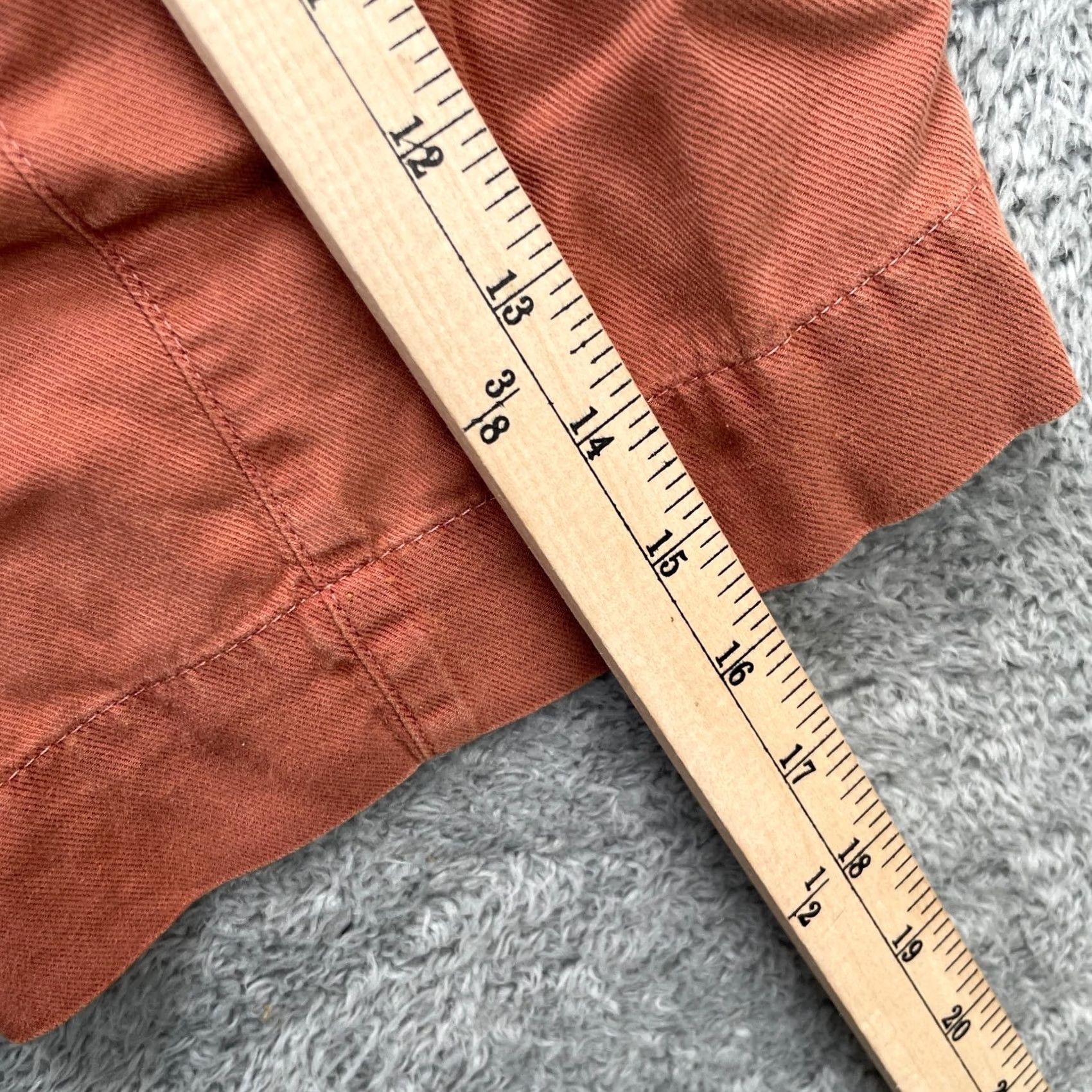 Banana Republic Banana Republic Shorts Womens XS Orange Rust High Rise Casual Cotton Preppy Sailor Pockets 4in Inseam Summer Spring Mens/Womens? Size 26" / US 2 / IT 38 - 6 Thumbnail