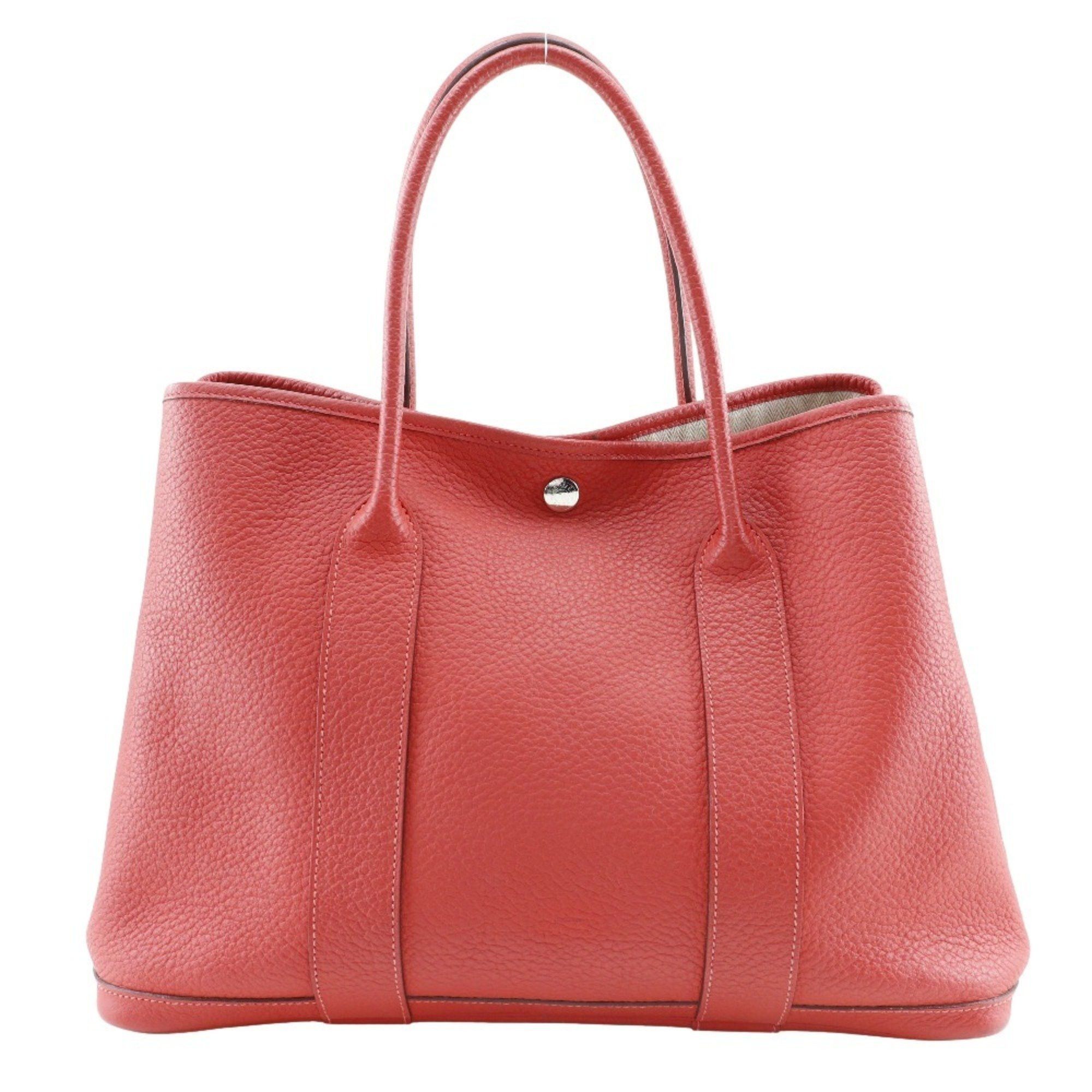 Hermes Hermes Garden PM Tote Bag Negonda 2014 Red □R Snap Button Party Ladies Size ONE SIZE - 1 Thumbnail