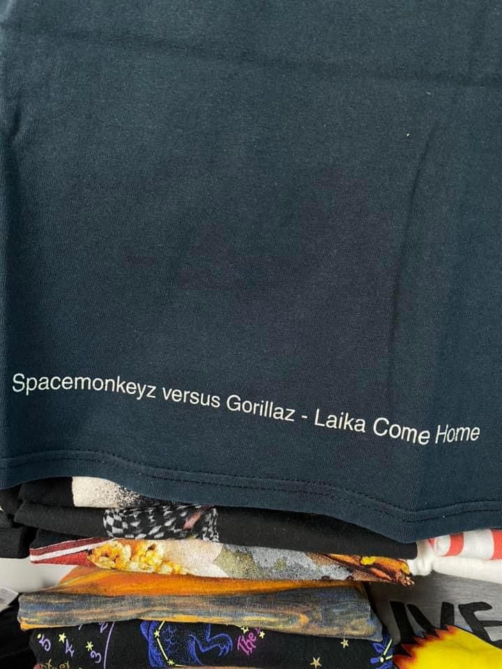 Band Tees × Vintage Rare Vintage '00 Spacemonkeyz Vs Gorillaz - Laika Come Home Size US XL / EU 56 / 4 - 5 Thumbnail