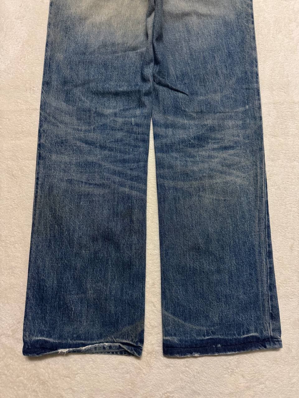 Gap BAGGY Gap Rusty Mudwash Distressed Straight Baker Pants Jean Size US 31 - 21 Thumbnail